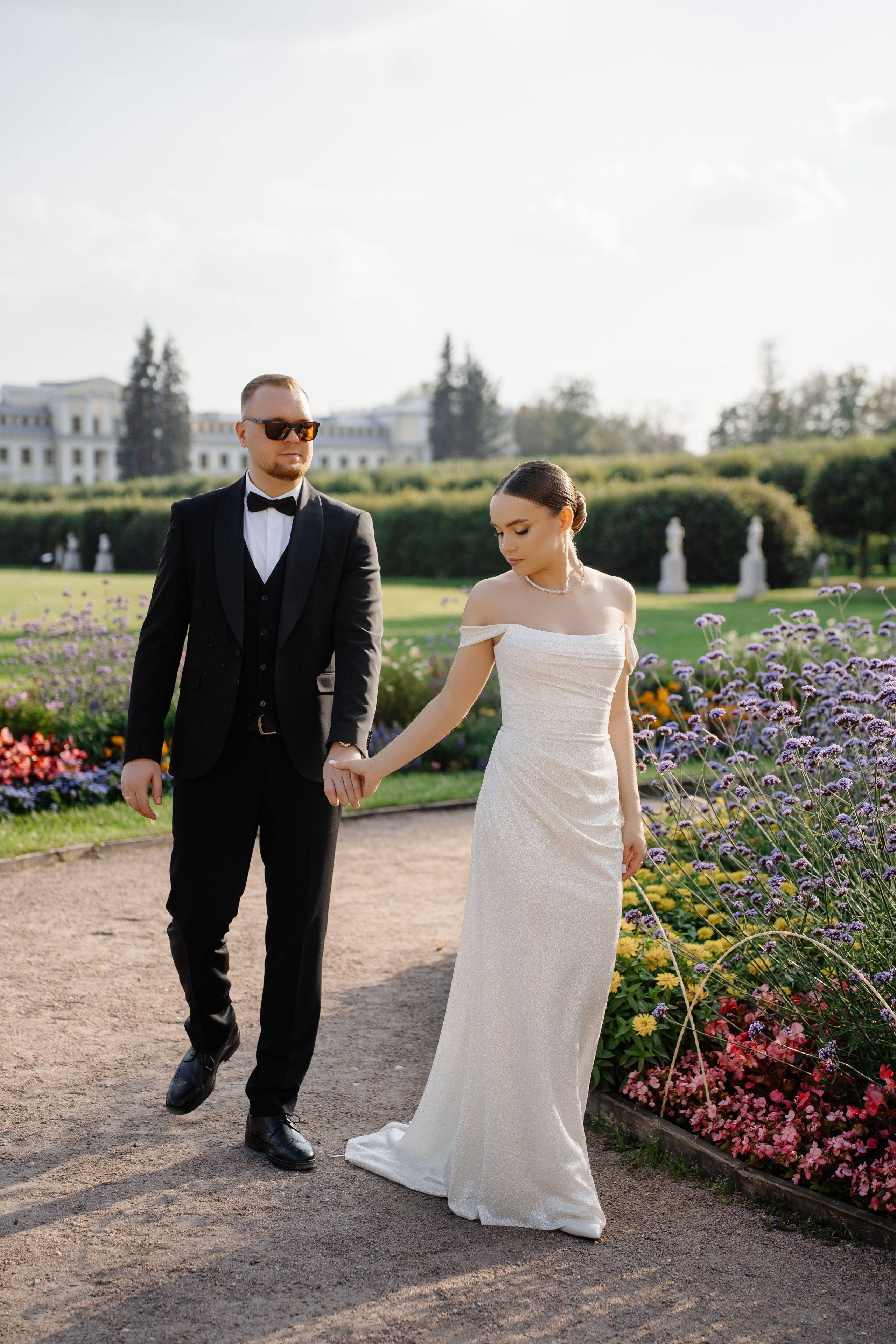 Свадебная фотосессия в парке Архангельское. Свадебный и семейный фотограф в Москве Светлана Зоткина