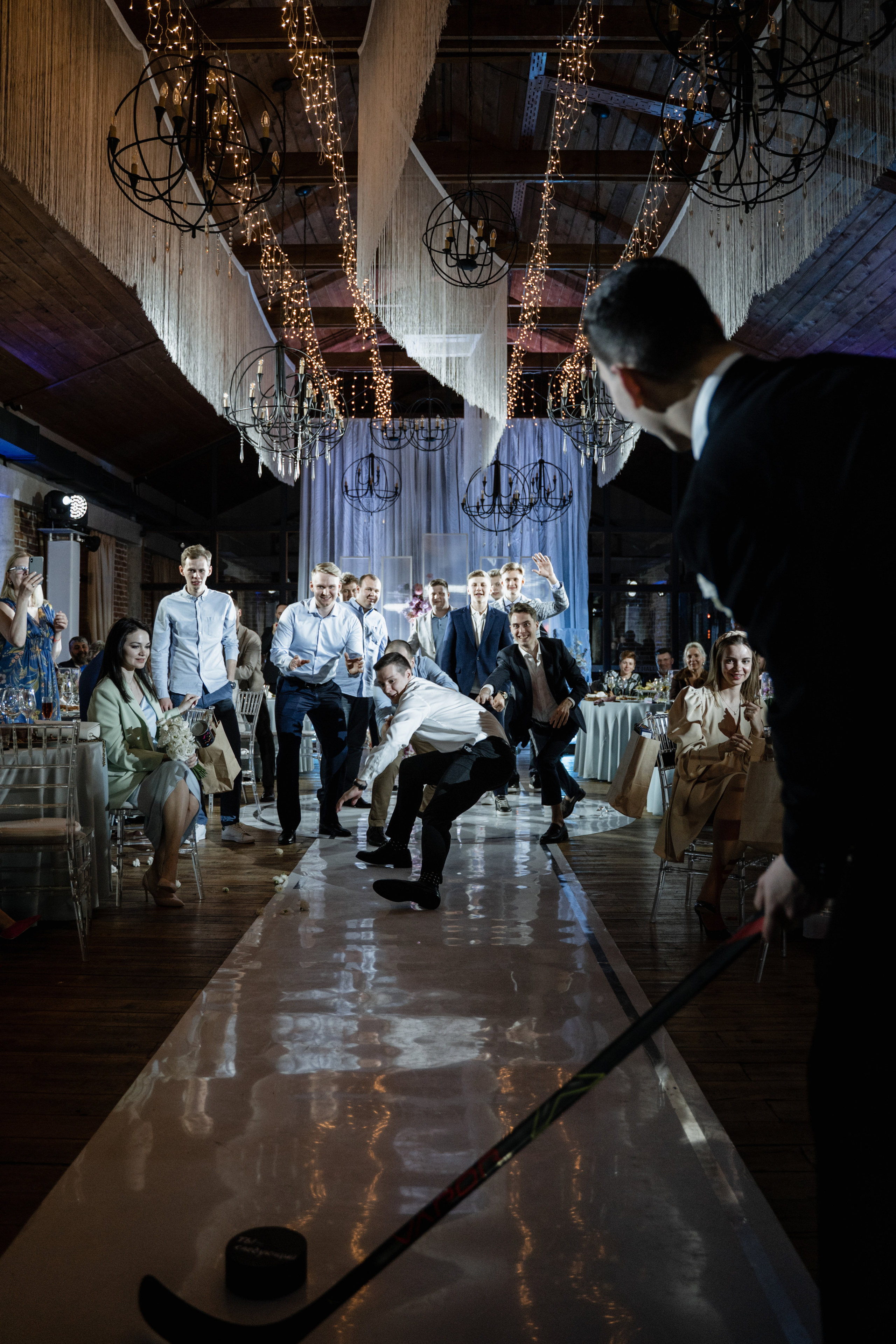 Лед и нежность. Свадьба хоккеиста и его возлюбленной. VENSKAYA WEDDING & EVENT PLANNER