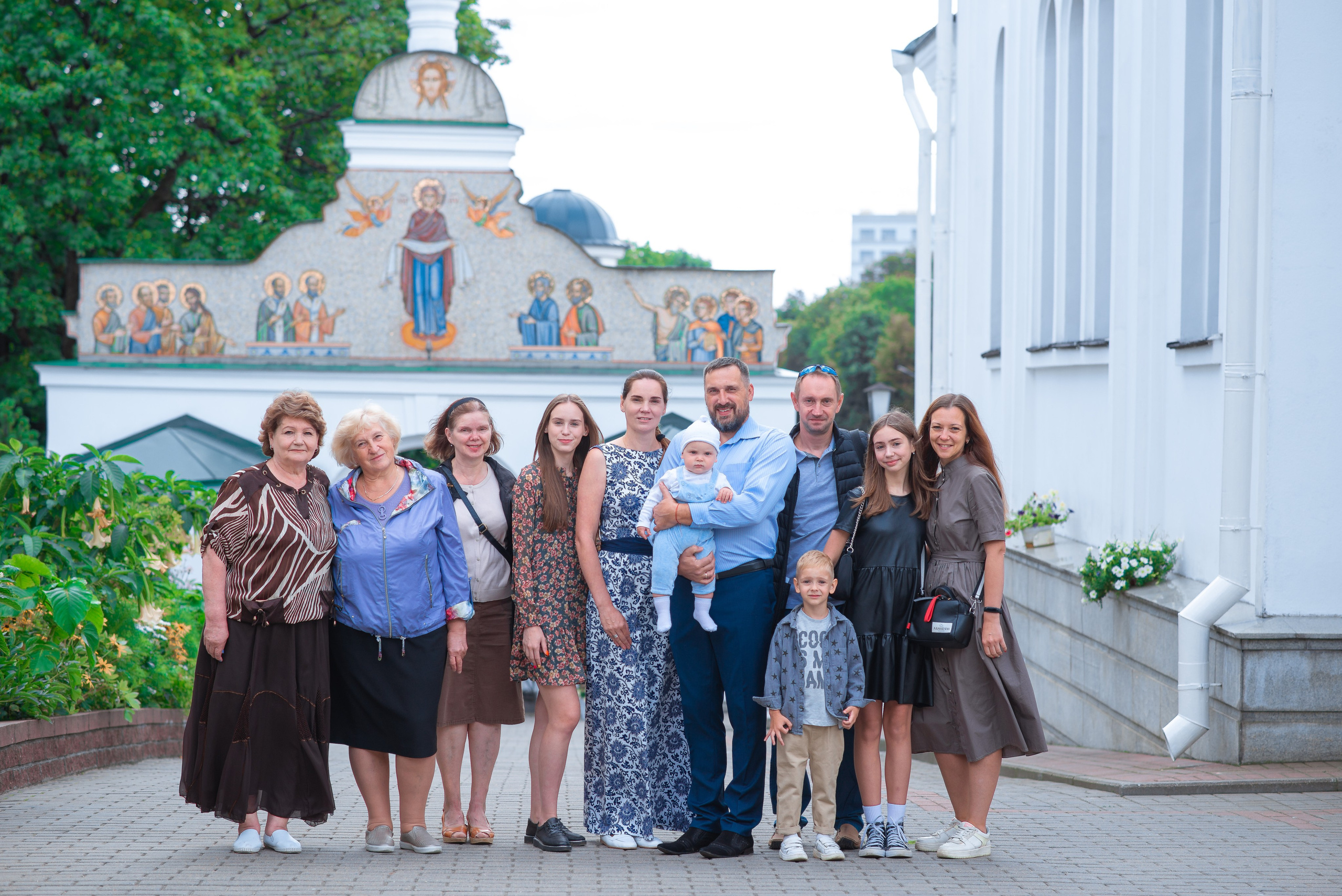 Крещение Марка в хр.Марии Магдалены. Семейный фотограф на выписку из роддома и крещение Минск Настя Гришук