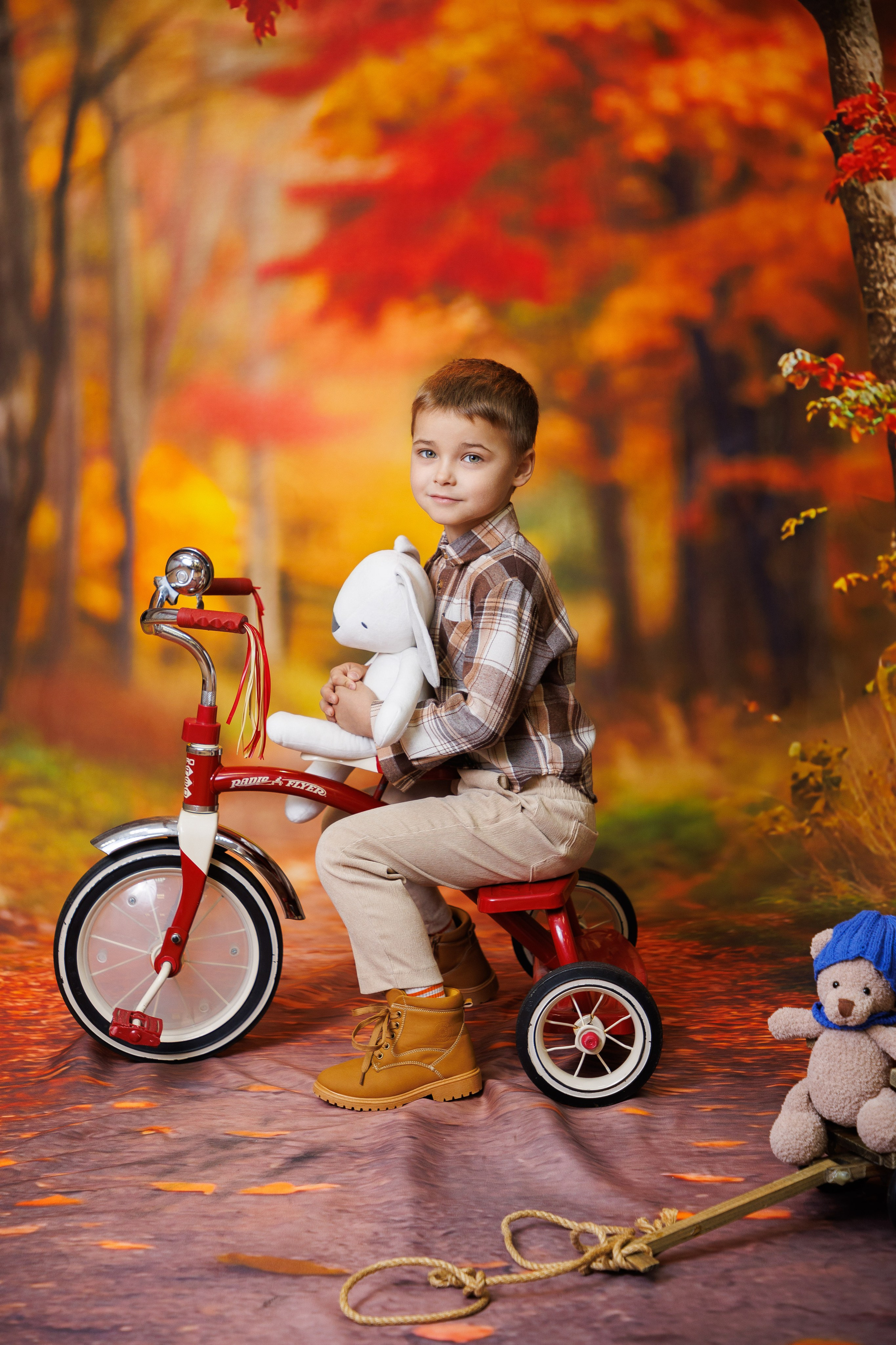 Велосипед. Детская фотостудия Москва