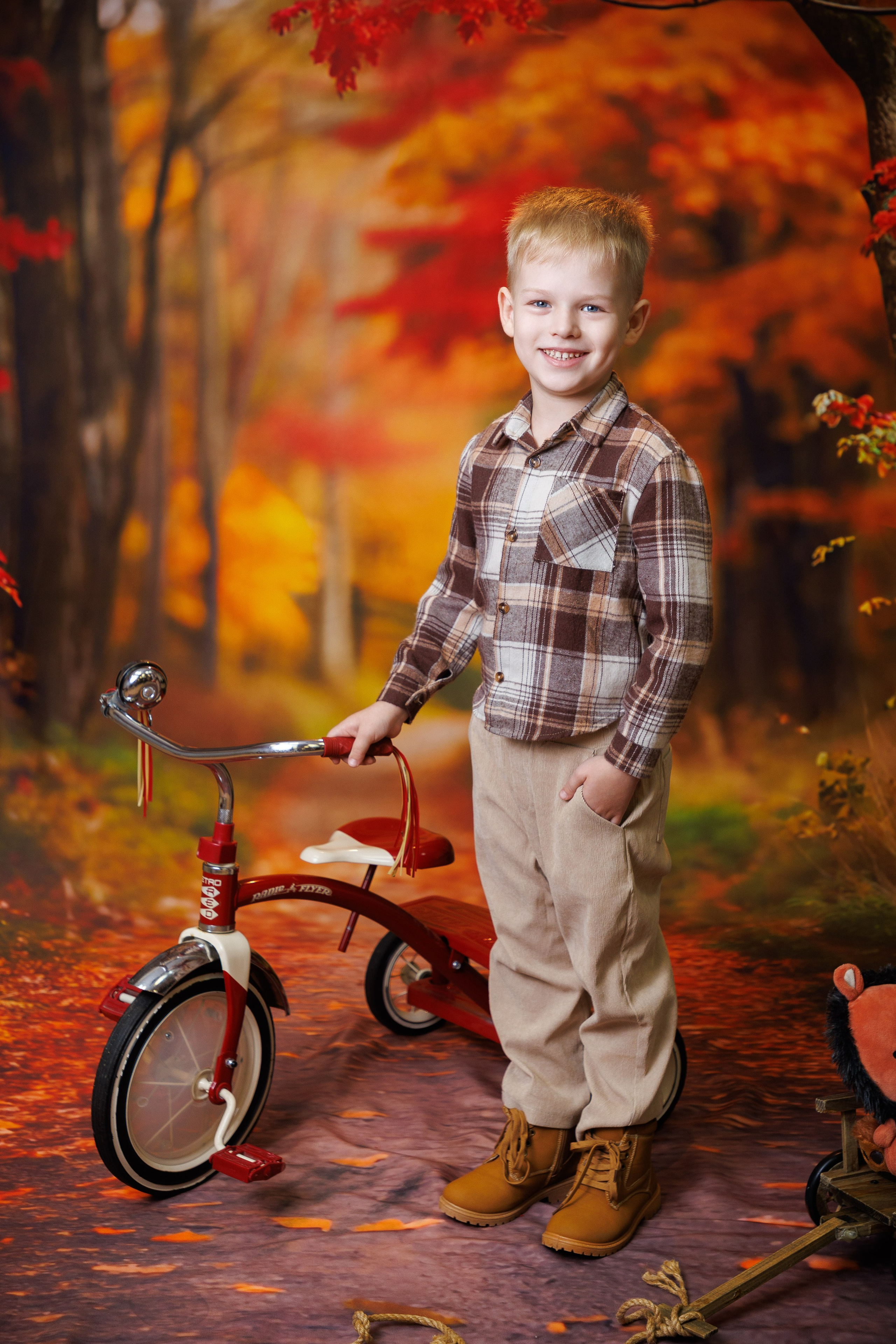 Велосипед. Детская фотостудия Москва