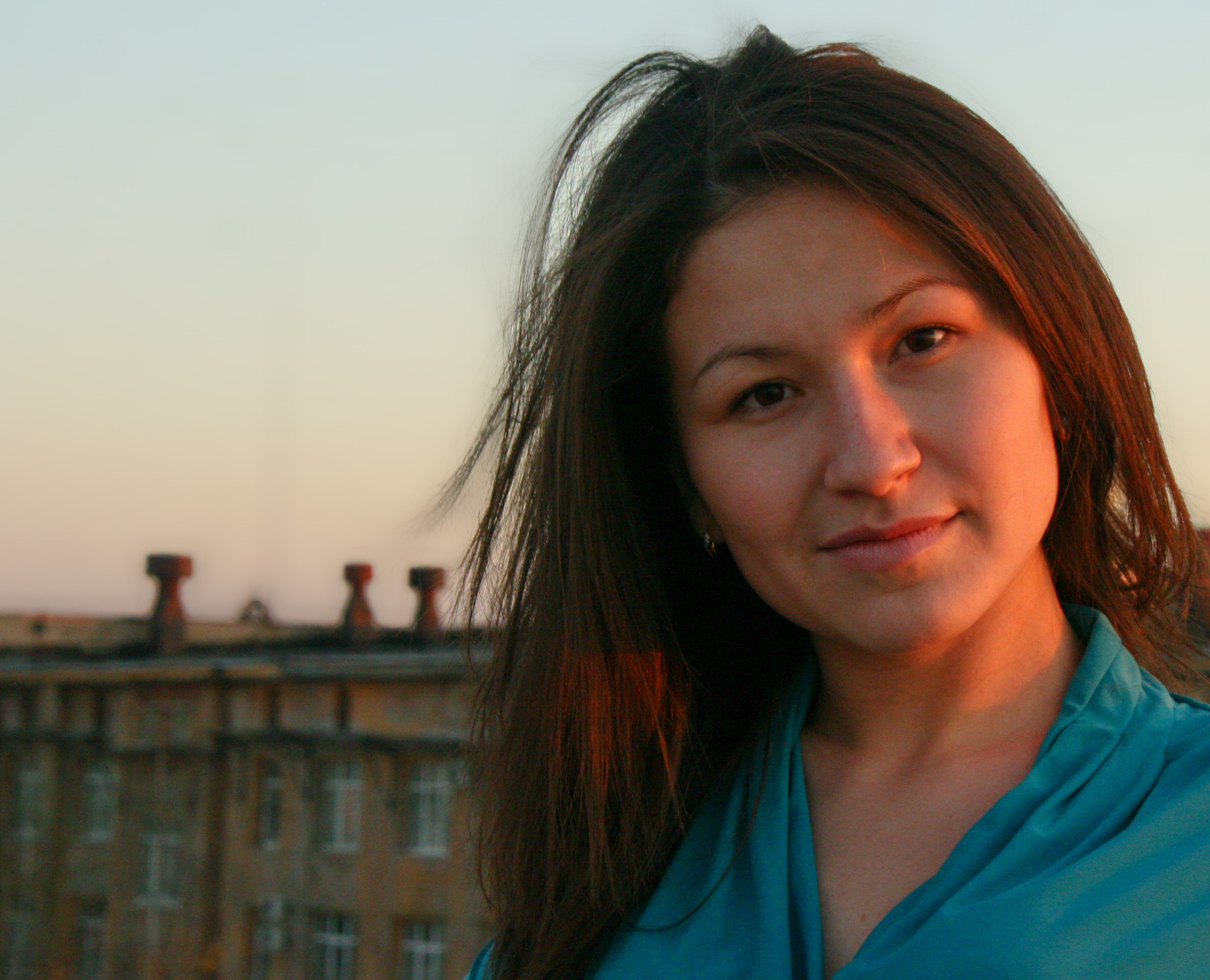 Альбина на крыше. Фотограф Пермь. Фотосессия в фотостудии Перми и на свежем воздухе