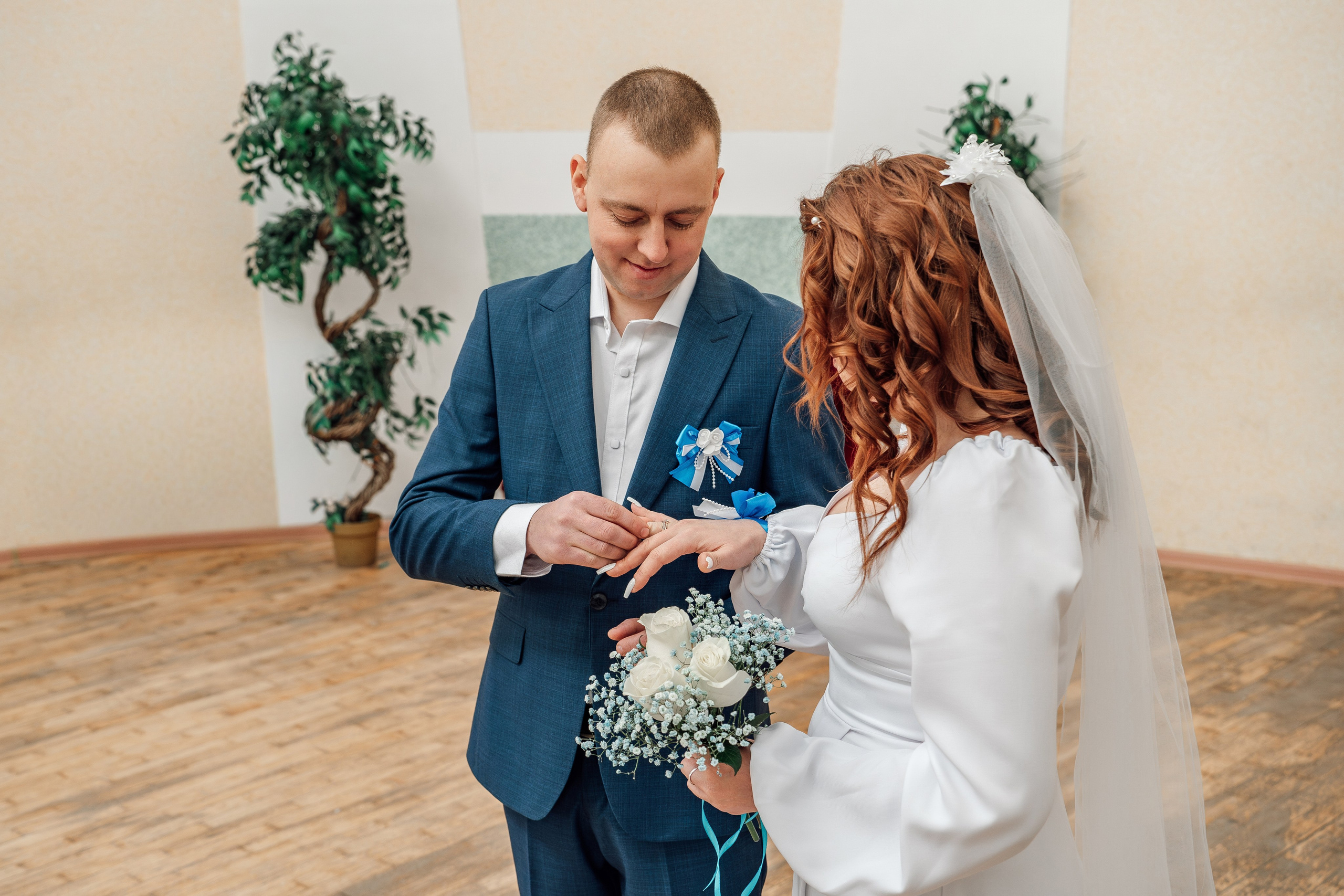 Зимняя свадьба Алексея и Марины. Фотограф Юлия Паськова, город Бирюч