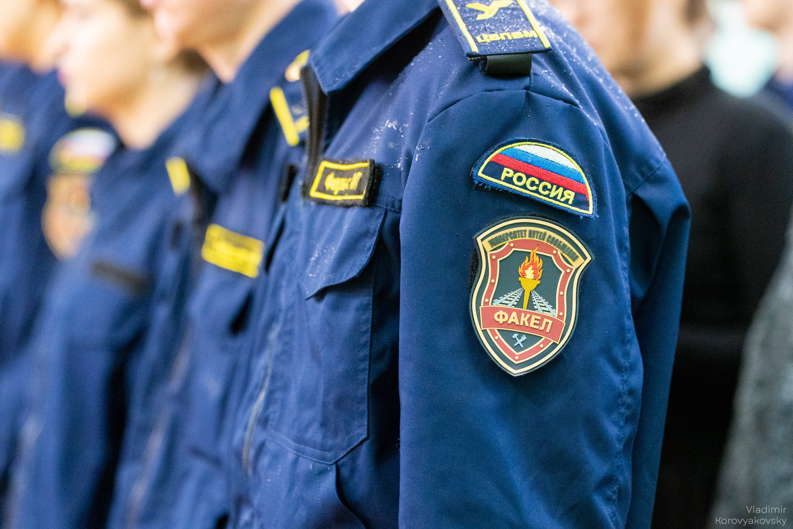 Торжественное закрытие курса военной подготовки. Фотограф Владимир Коровяковский