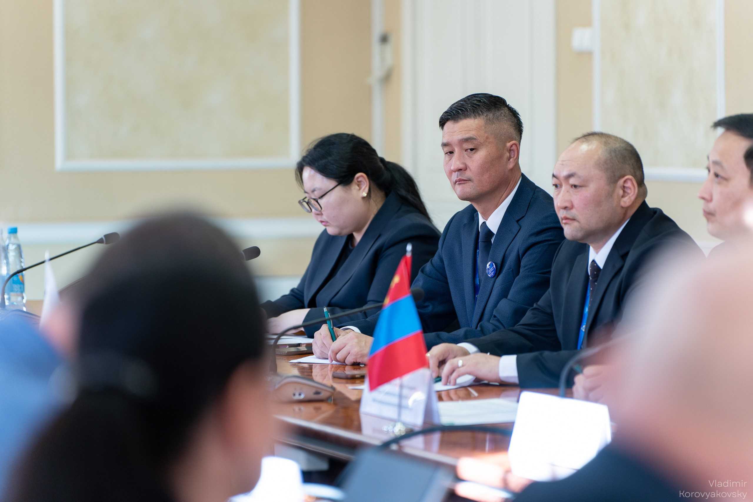 Совещание руководства ПГУПС с Делегациями Исполнительного агентства Правительства Монголии и делегацией АО «УБЖД». Фотограф Владимир Коровяковский