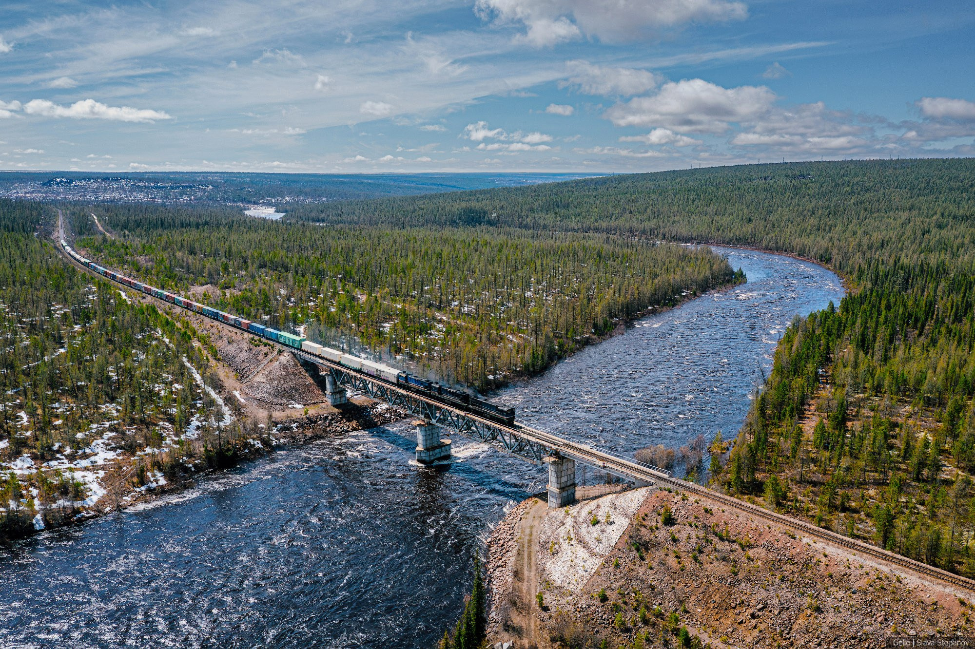 Железная дорога. Фотограф Слава Степанов, Gelio