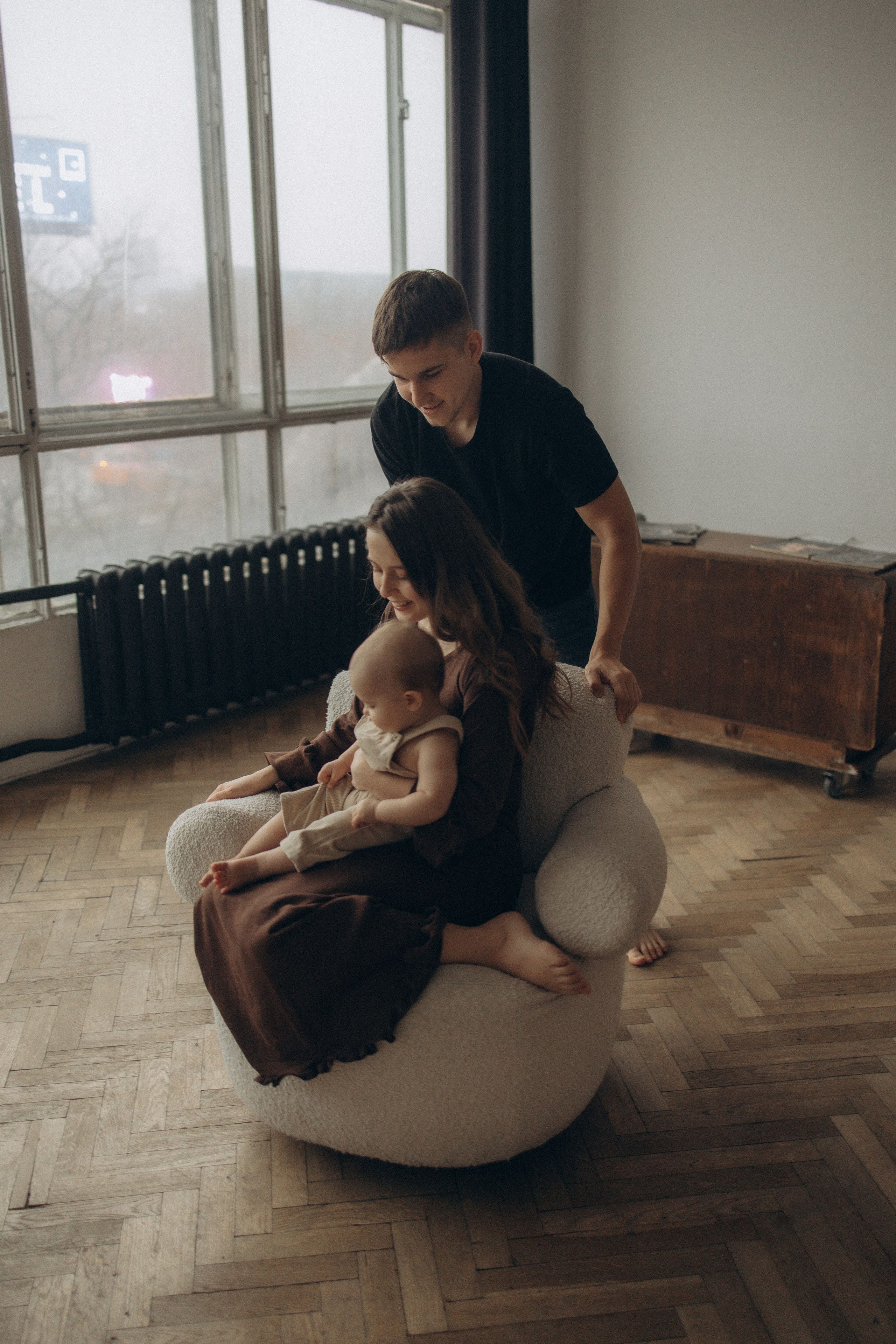 Настя, Никита и малышка Мира. Фотокарточки о вас и о большой любви!