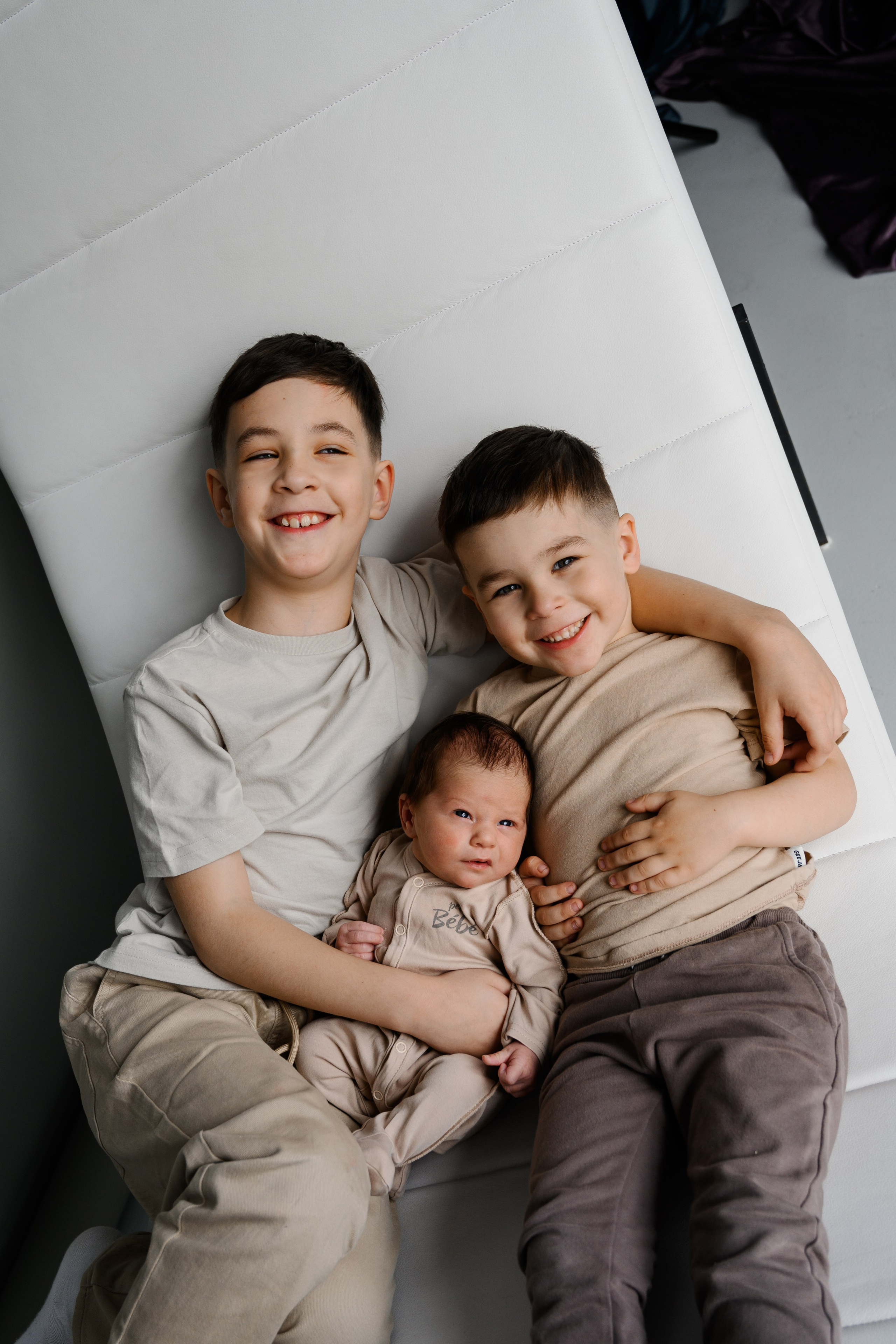 Ньюборн в студии. Фотограф новорожденных малышей в Санкт-Петербурге