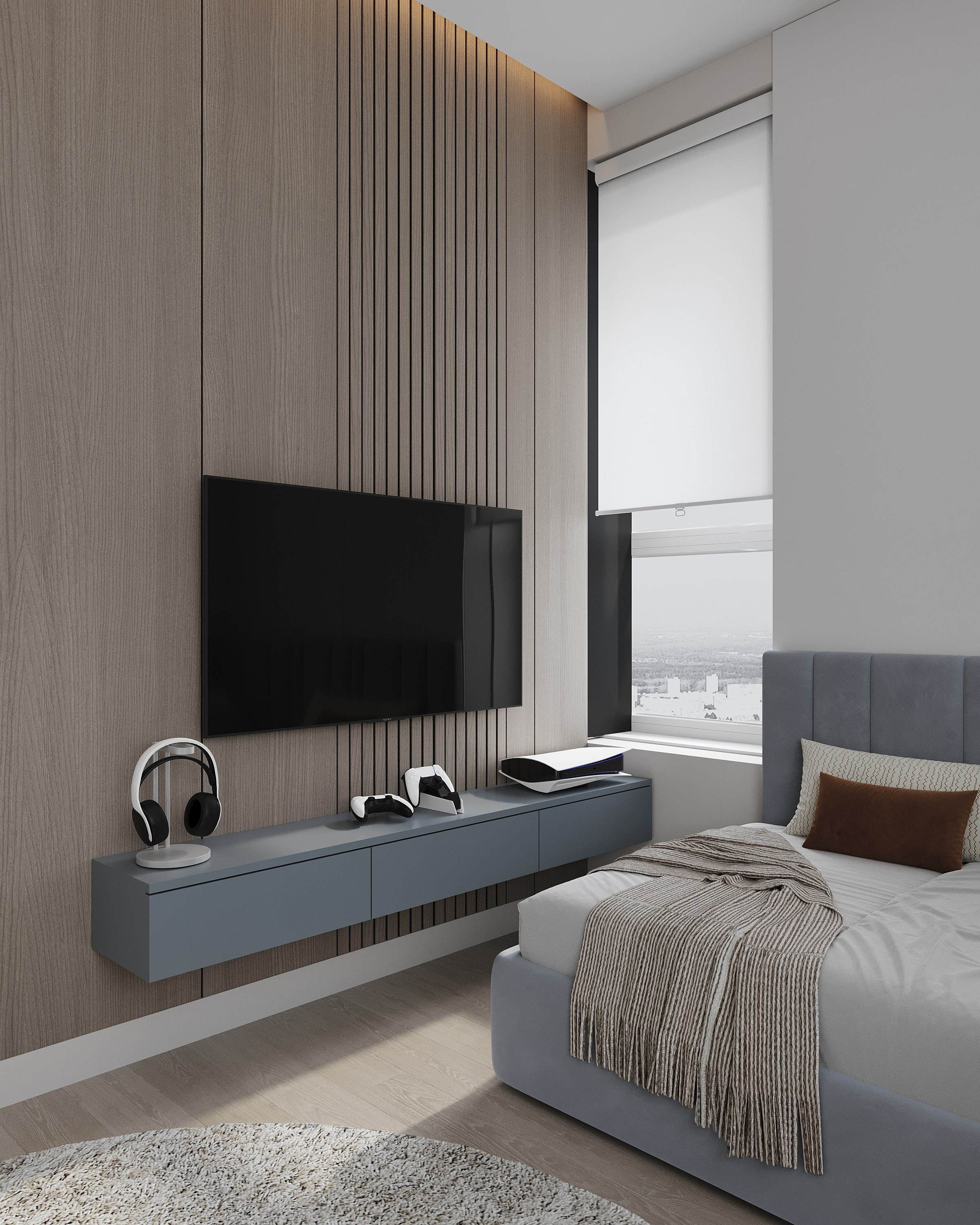 ЖК «Аль-Фараби 27», 73 м². Room Design Studio