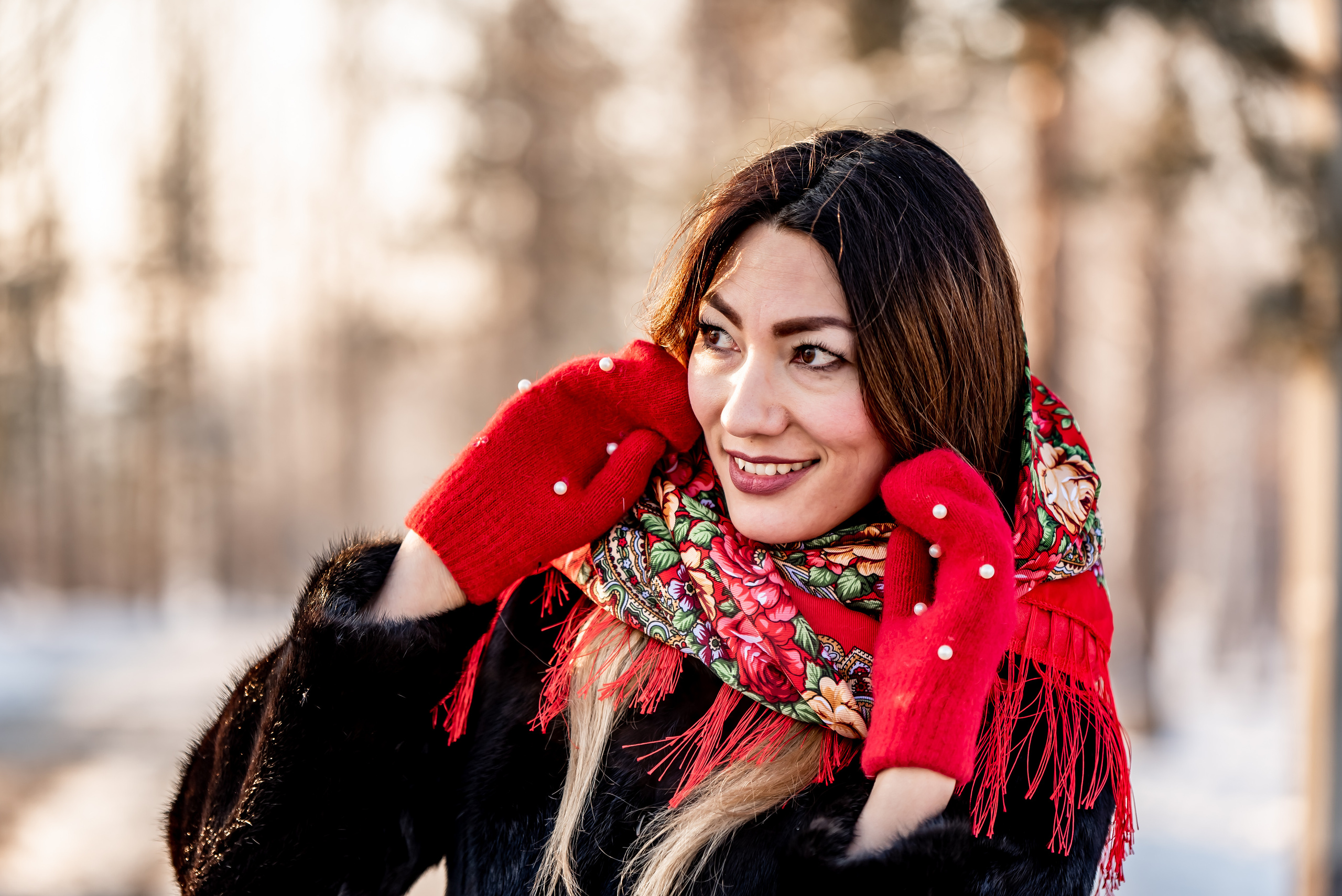 Платки в народном стиле. Ольга Ли свадебный семейный фотограф Иркутск