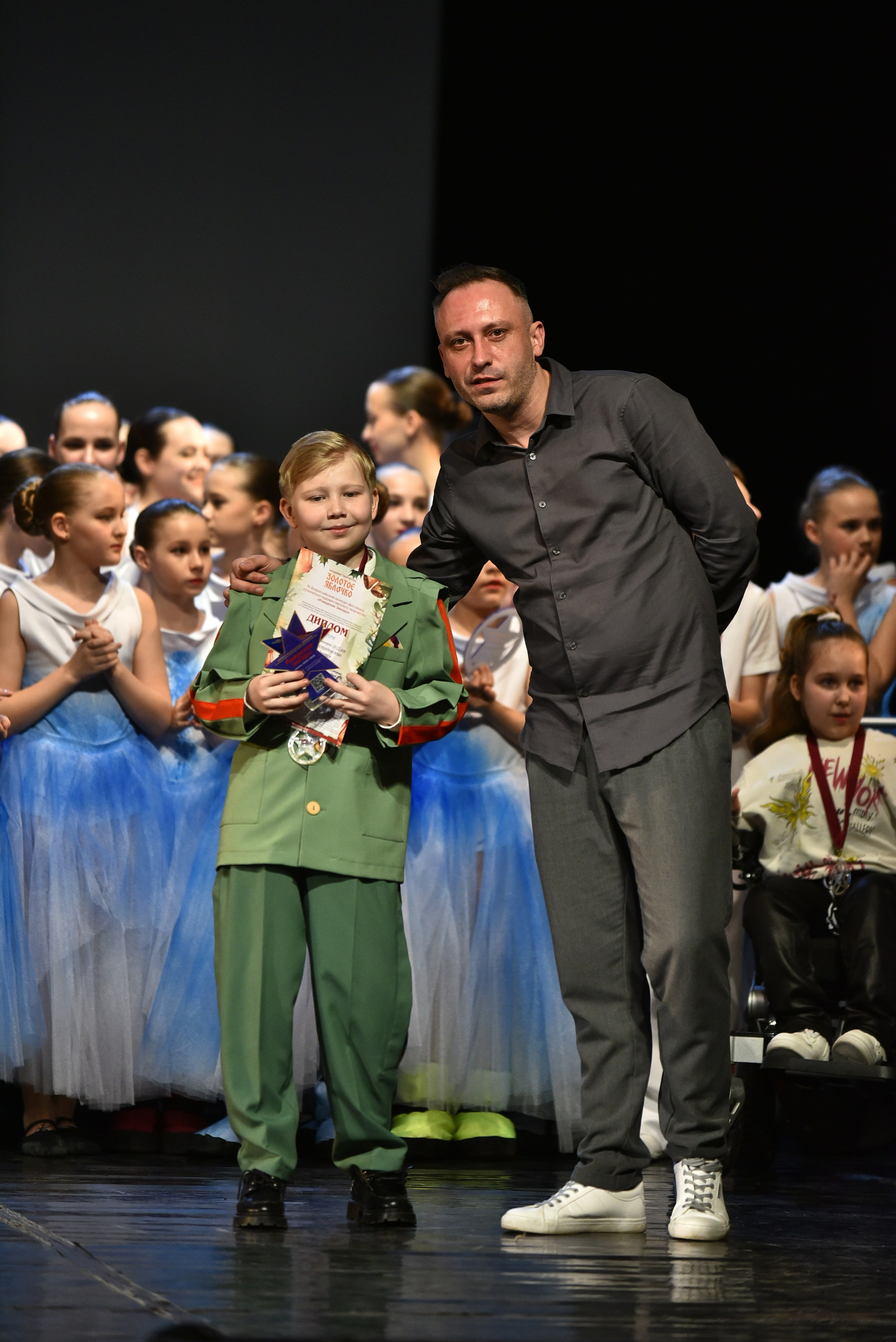 22 февраля, награждение, г. Красноярск. Золотое яблочко