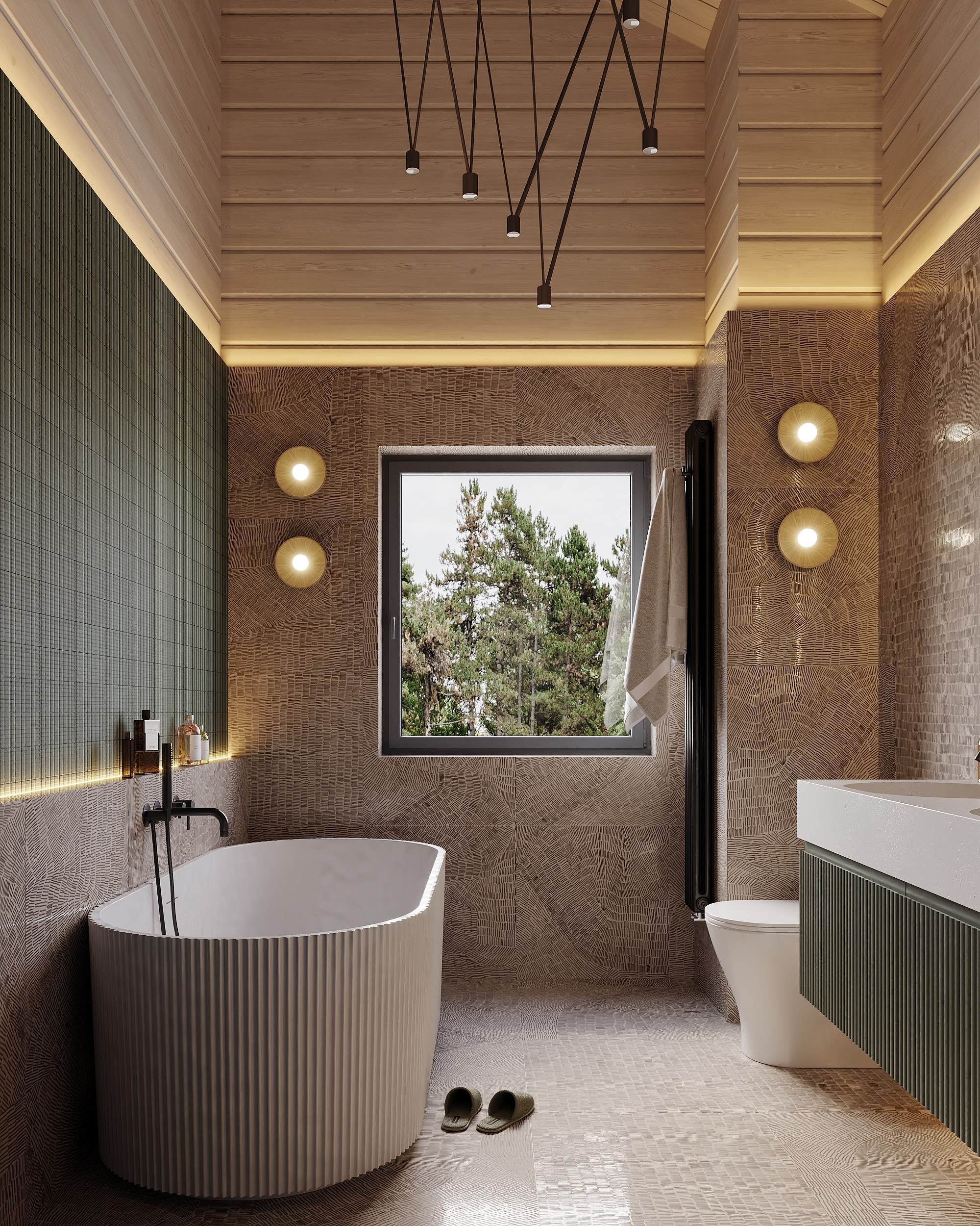 Коттедж в посёлке Истра Кантри Клаб. 3D визуализатор в Москве Сердюк Владислав