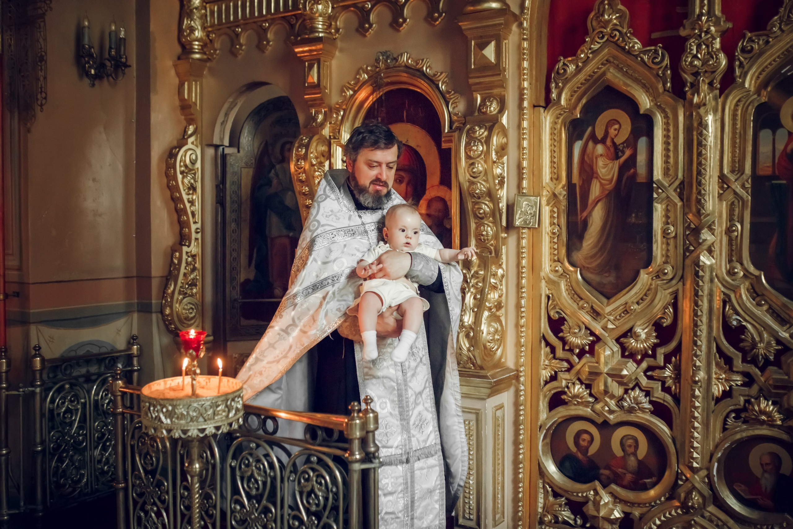 Крещение Бориса. Фотограф на Крещение, семейный фотограф в Москве