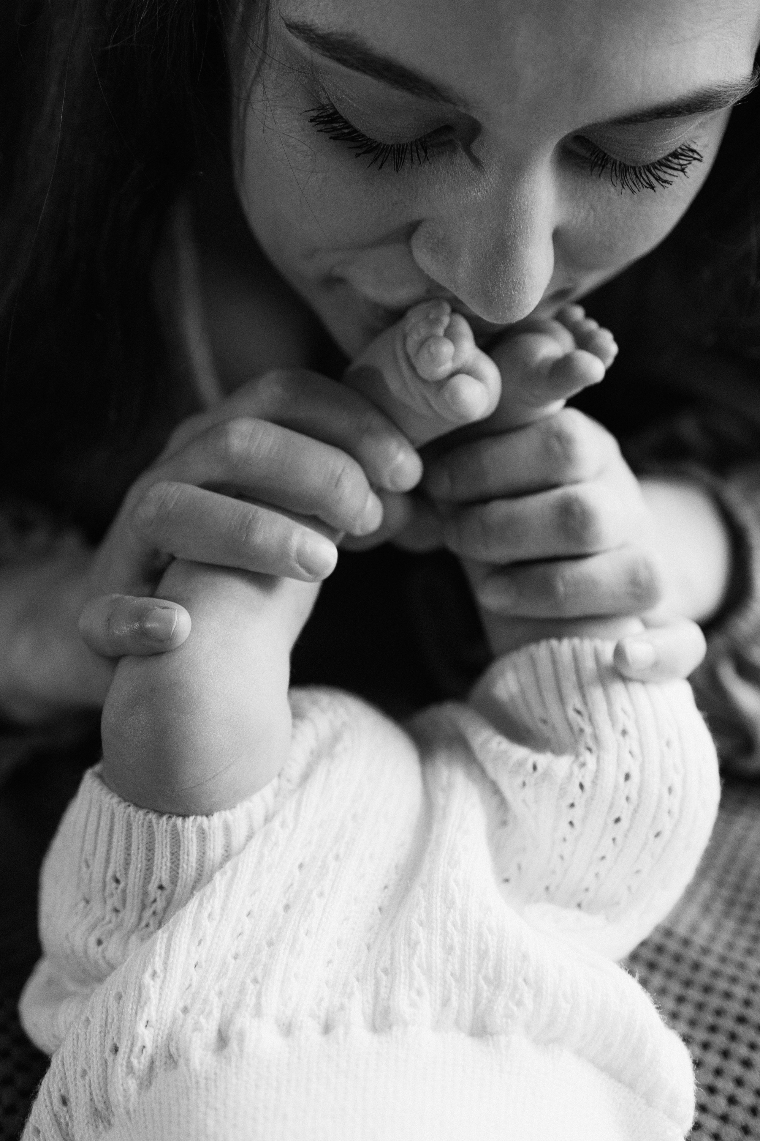 Фотосессия с новорожденным дома. Семейный фотограф в Москве Марина Петра