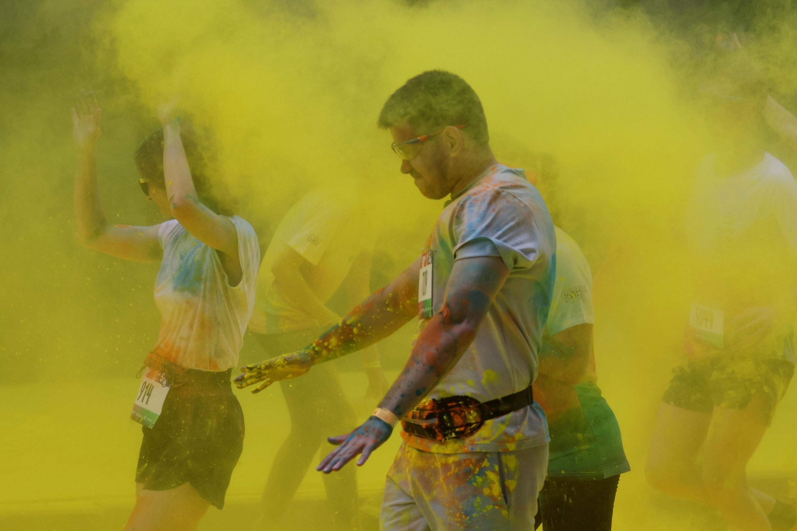 Красочный забег. Спортивный и репортажный фотограф Ермакова Светлана