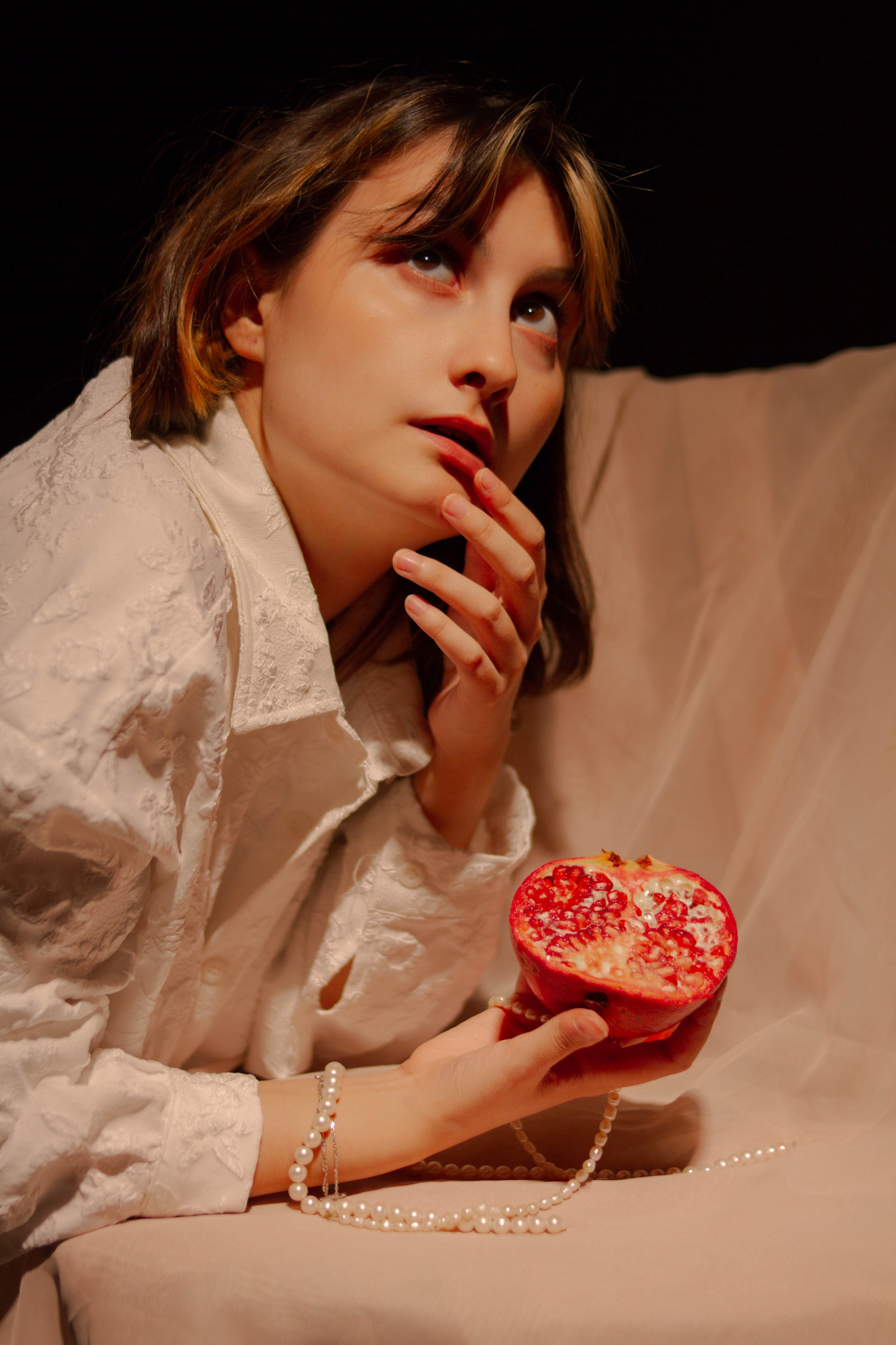 Гранат и жемчуг. Создадим шедевр? Виталина и её фотоискусство