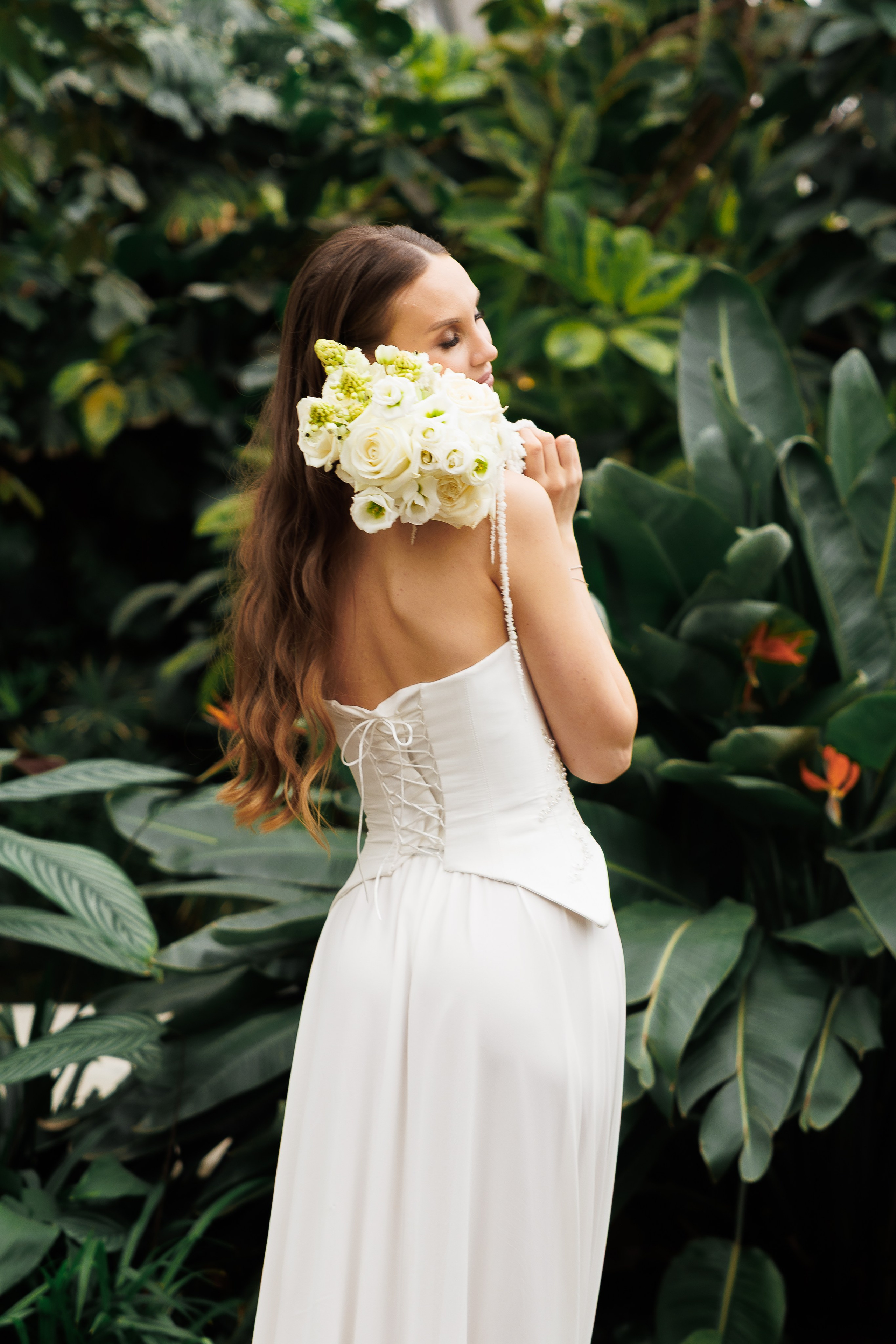 Свадебная прогулка в оранжерее. Питер. Свадебный и семейный фотограф в Москве Красинская Мария