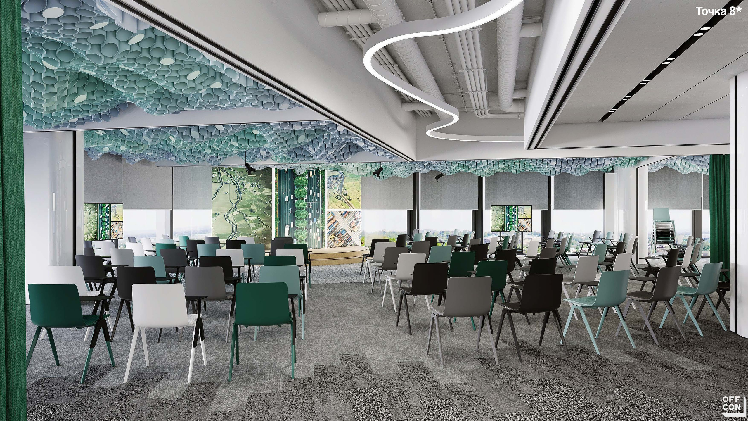 Конкурсная работа для компании Х5. Архитектура и интерьер