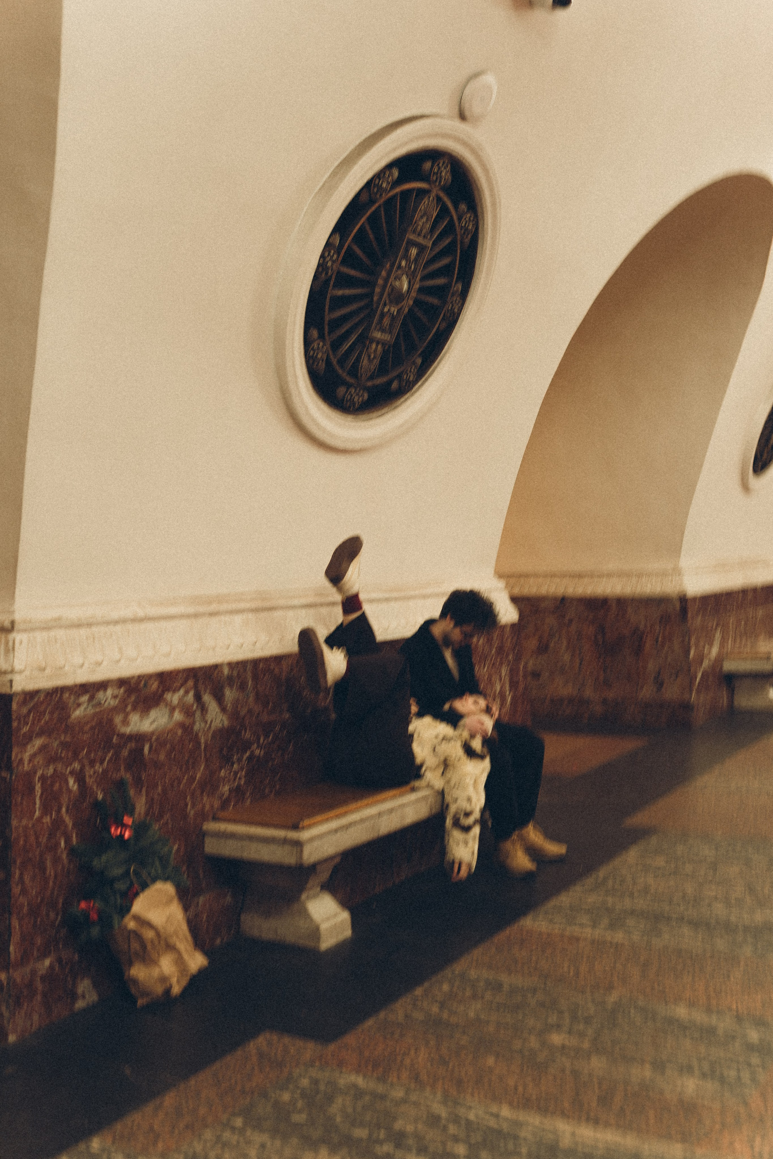 НОВОГОДНЯЯ ФОТОСЕСИИЯ ПАРЫ В МЕТРО ЛЮБОВЬ. Профессиональный фотограф, Санкт-Петербург — Виктория Богомолова