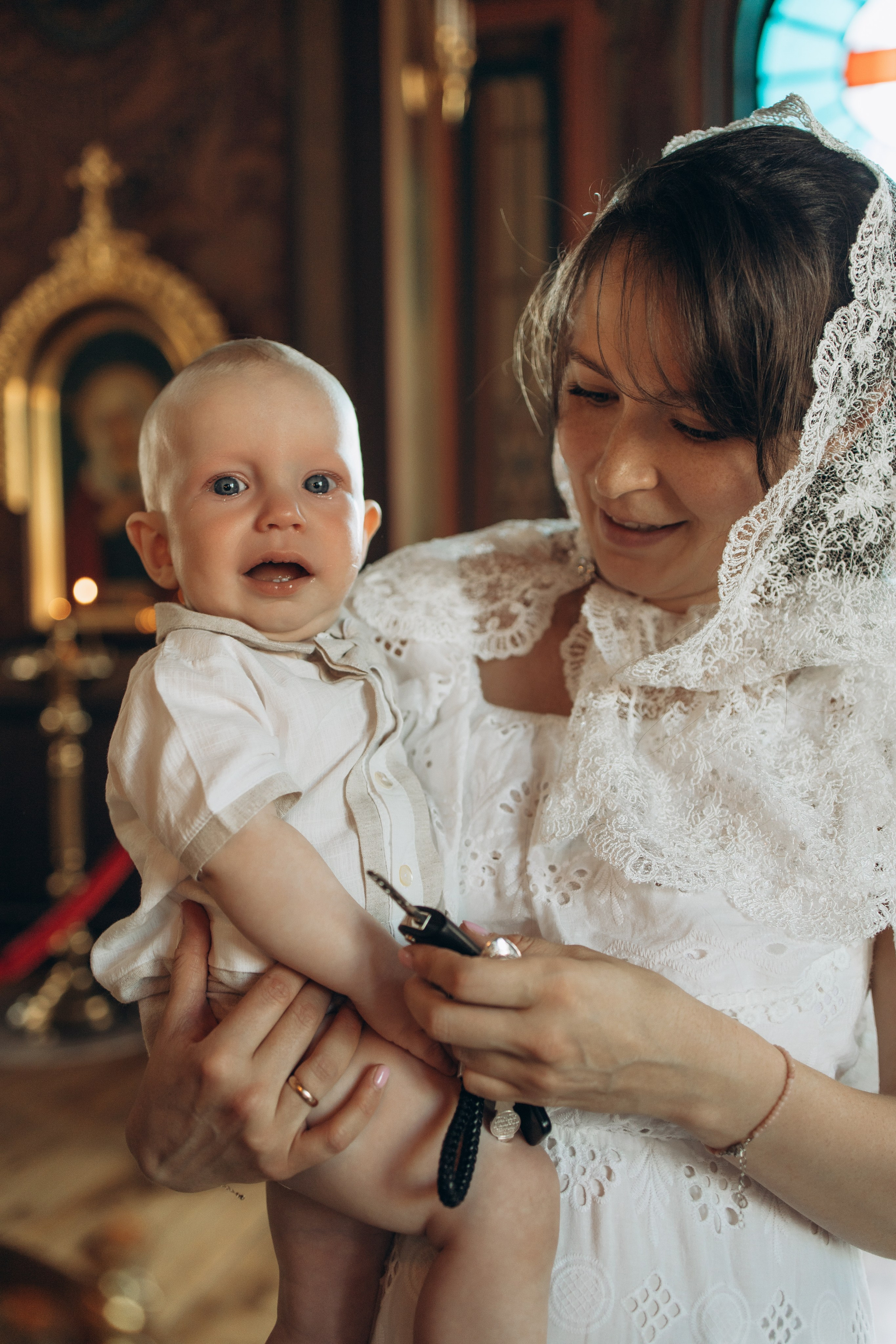 Двойное крещение Анны и Саши. Самый теплый фотограф в Краснодаре Рябоконь Ксения
