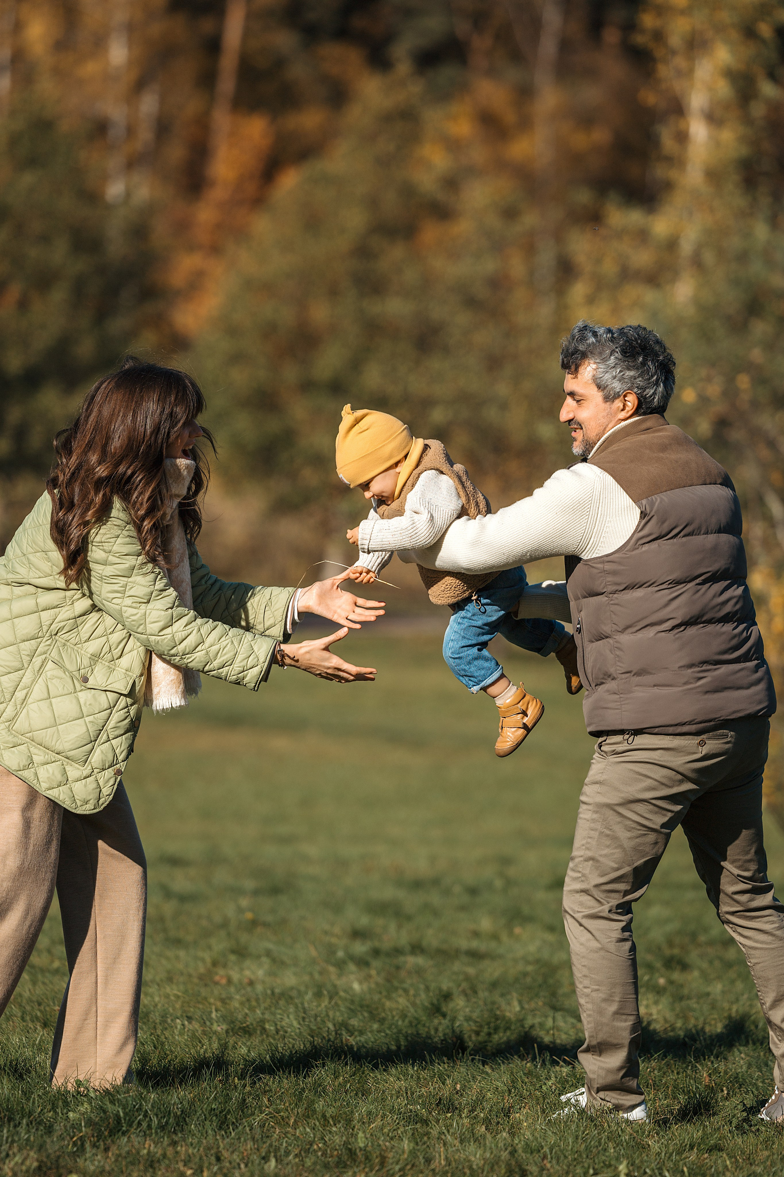 Осенняя семейная съемка. Фотограф Анималист в Москве Анастасия Жучкова