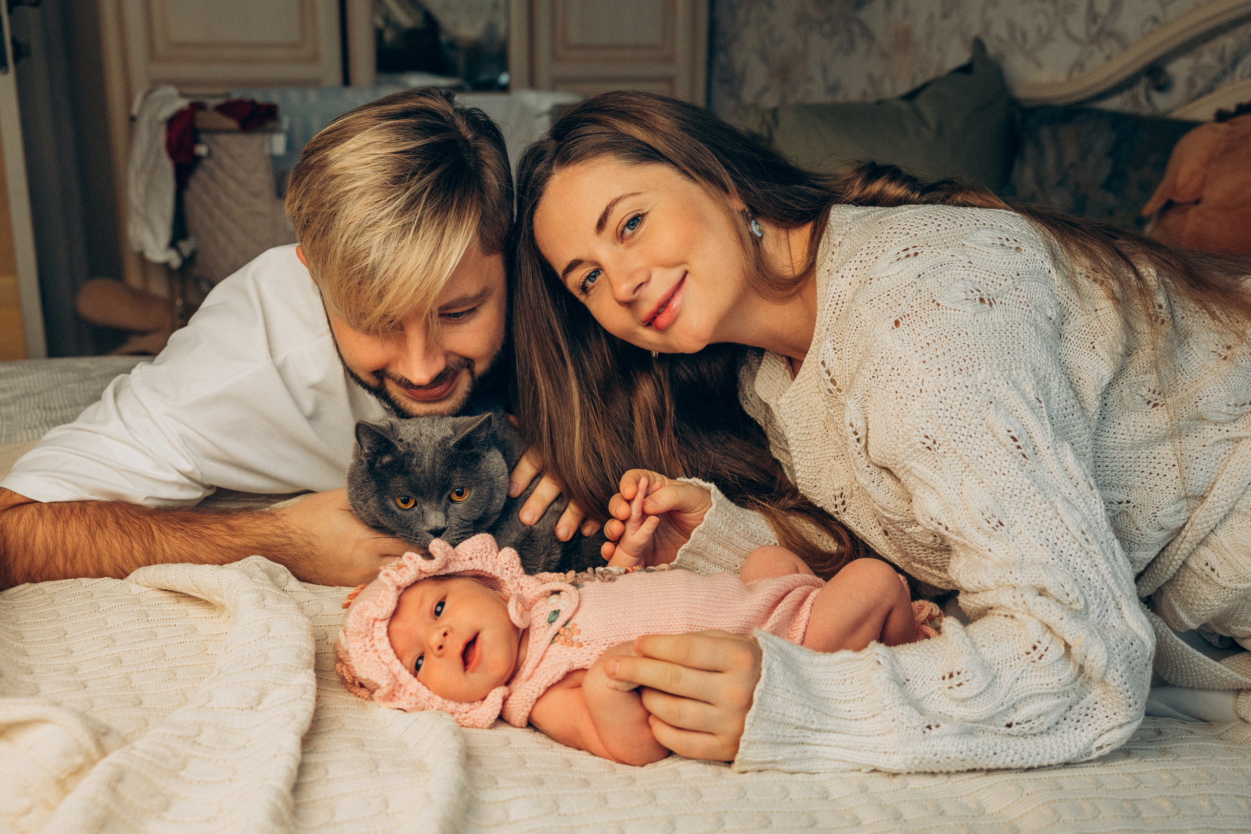 Домашняя съемка новорожденных. Семейный и детский фотограф в Москве Таня Лисицкая