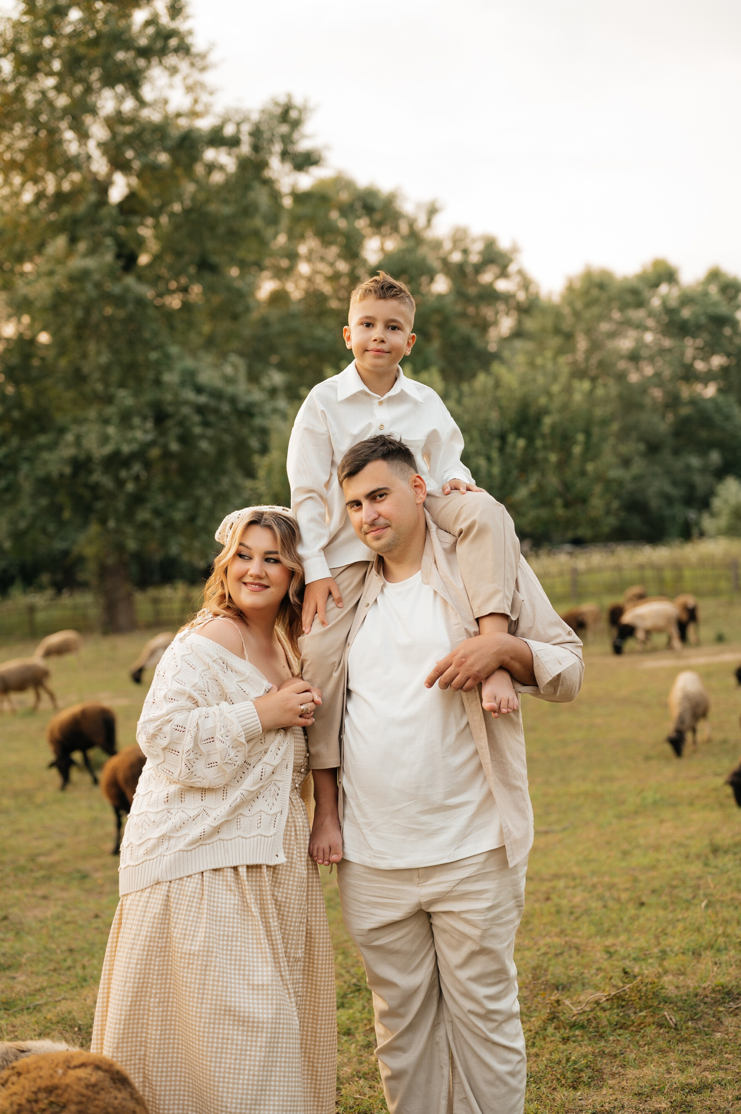 Семейная фотосессия на ферме. Свадебный и семейный фотограф в Краснодаре Алина Мельник