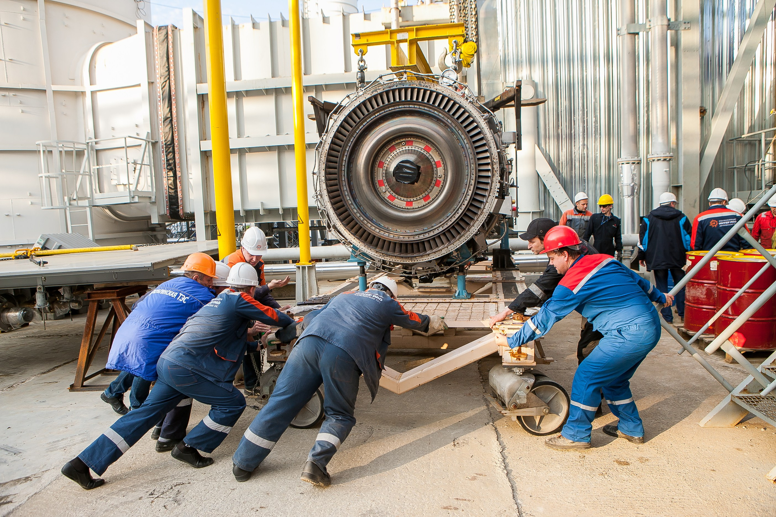 Джубгинская ТЭС для компании General Electric (GE). Фотограф в Краснодаре Николай Хорьков