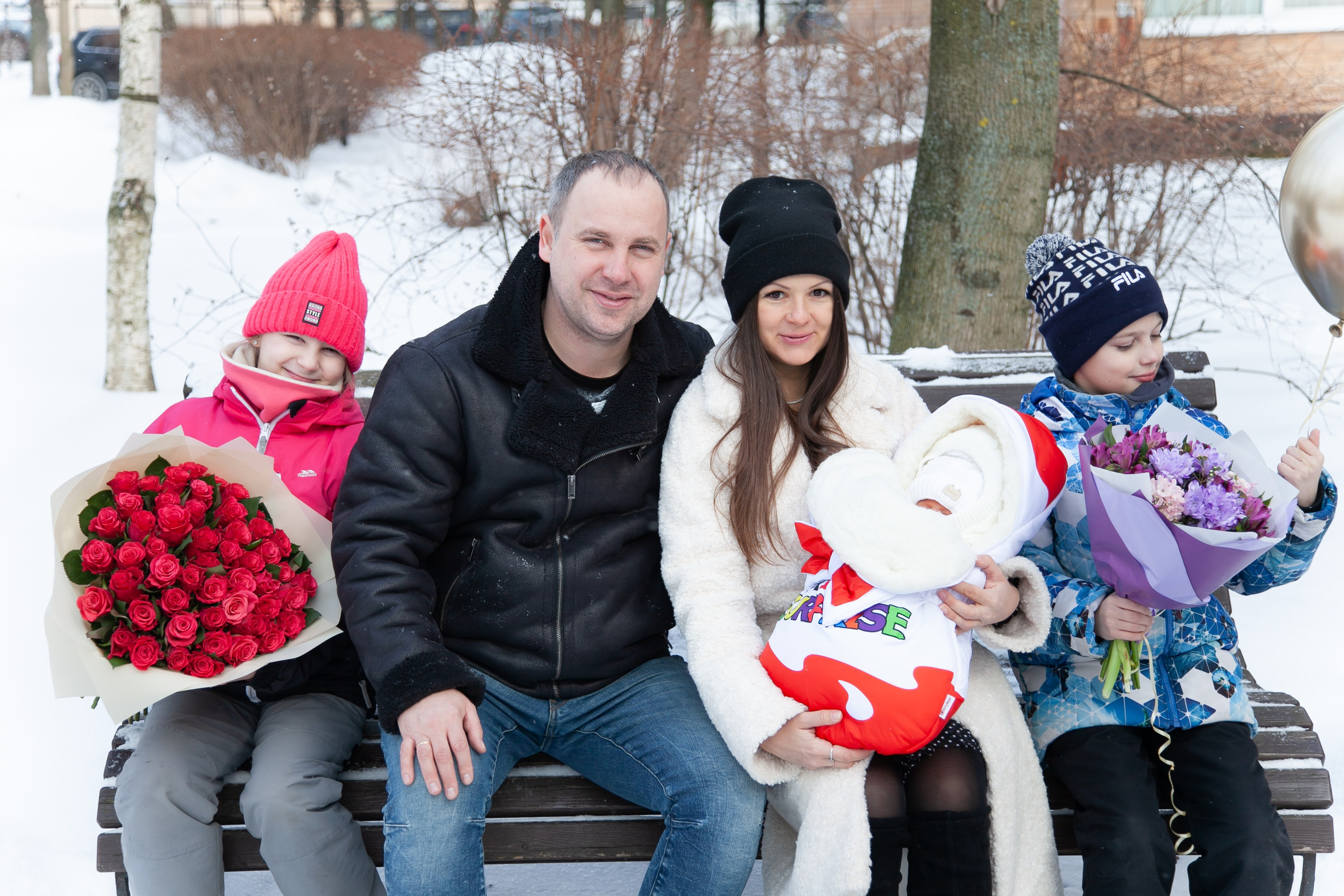 Фотосессия выписки из 17 роддома Санкт-Петербурга. Татьяна Нагорнова — семейный фотограф в Санкт-Петербурге