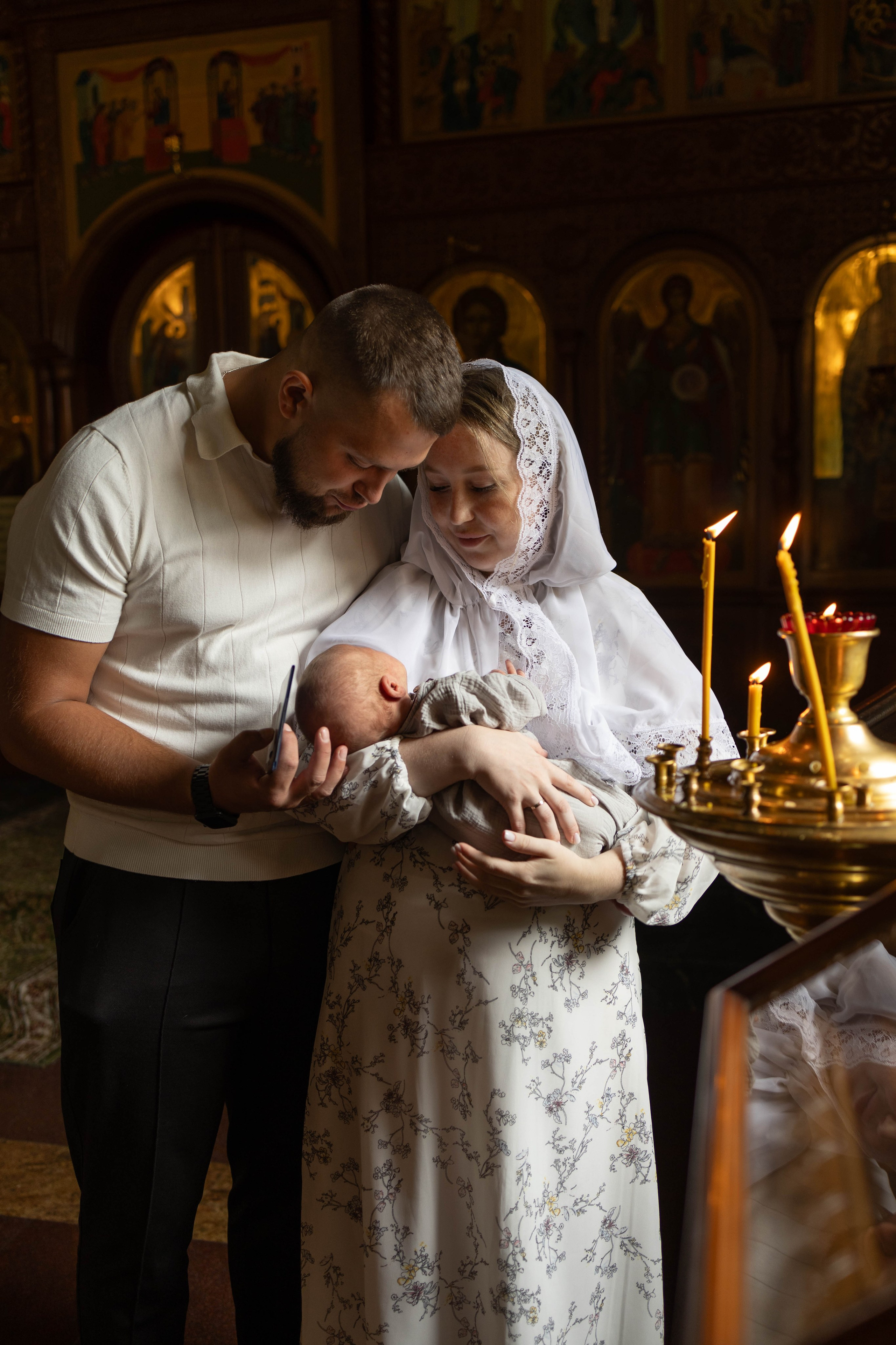 Съёмка крещения. Влада Семёнова — семейный и индивидуальный фотограф