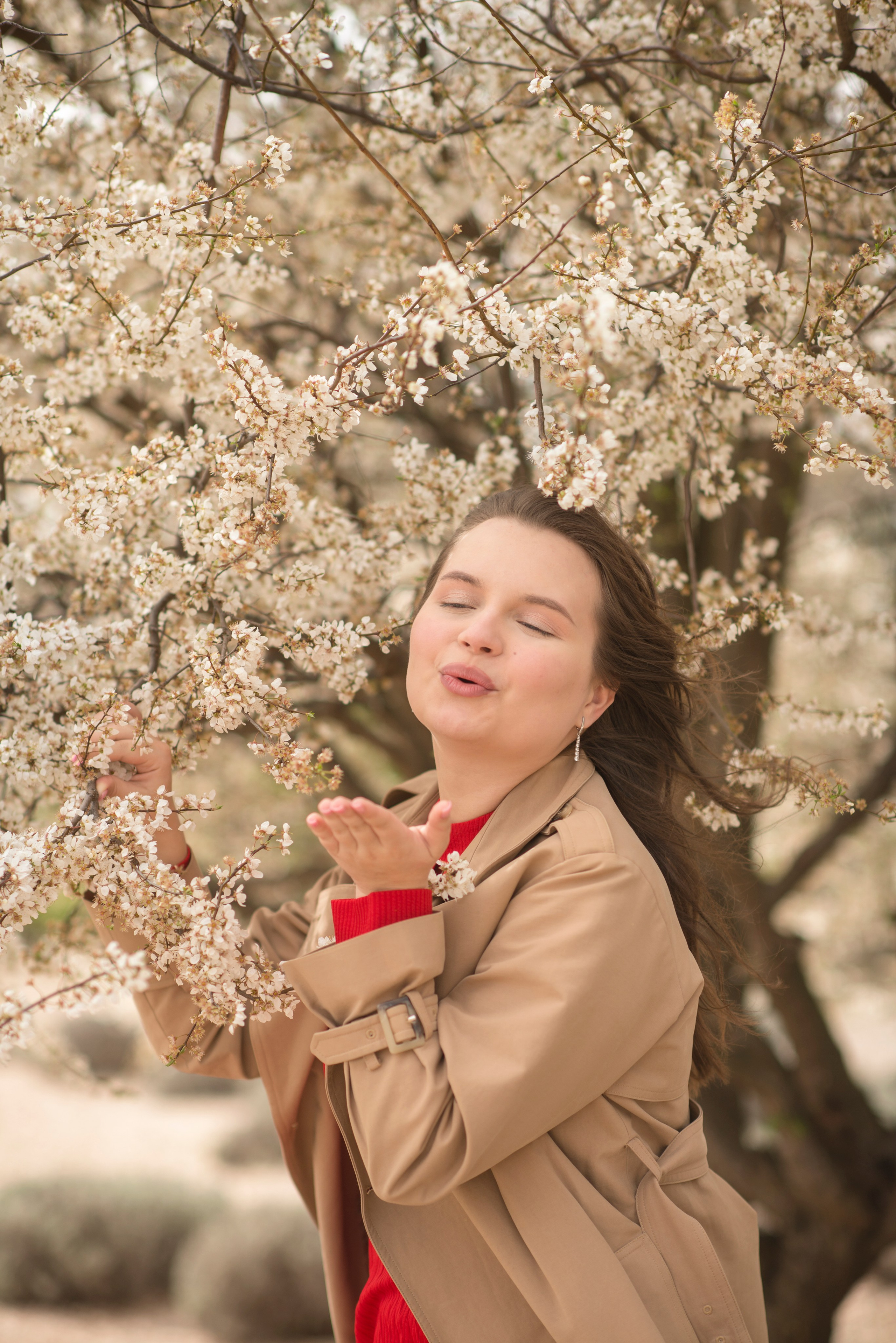 В цветущем миндале. Семейный и детский фотограф в Севастополе. Семейный фотограф в Ялте