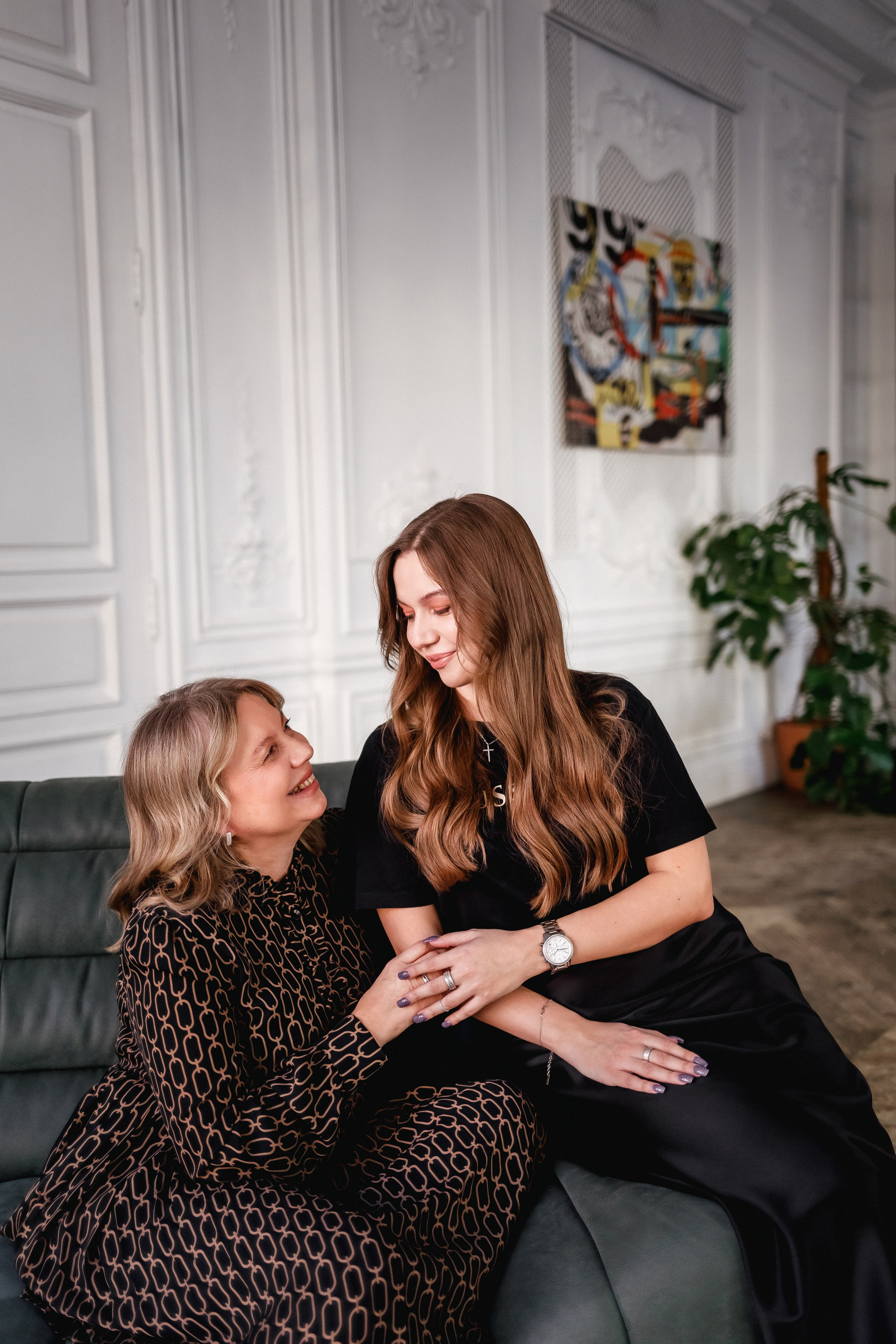 Виолетта и родители. Фотограф в Москве Базанова Дарья