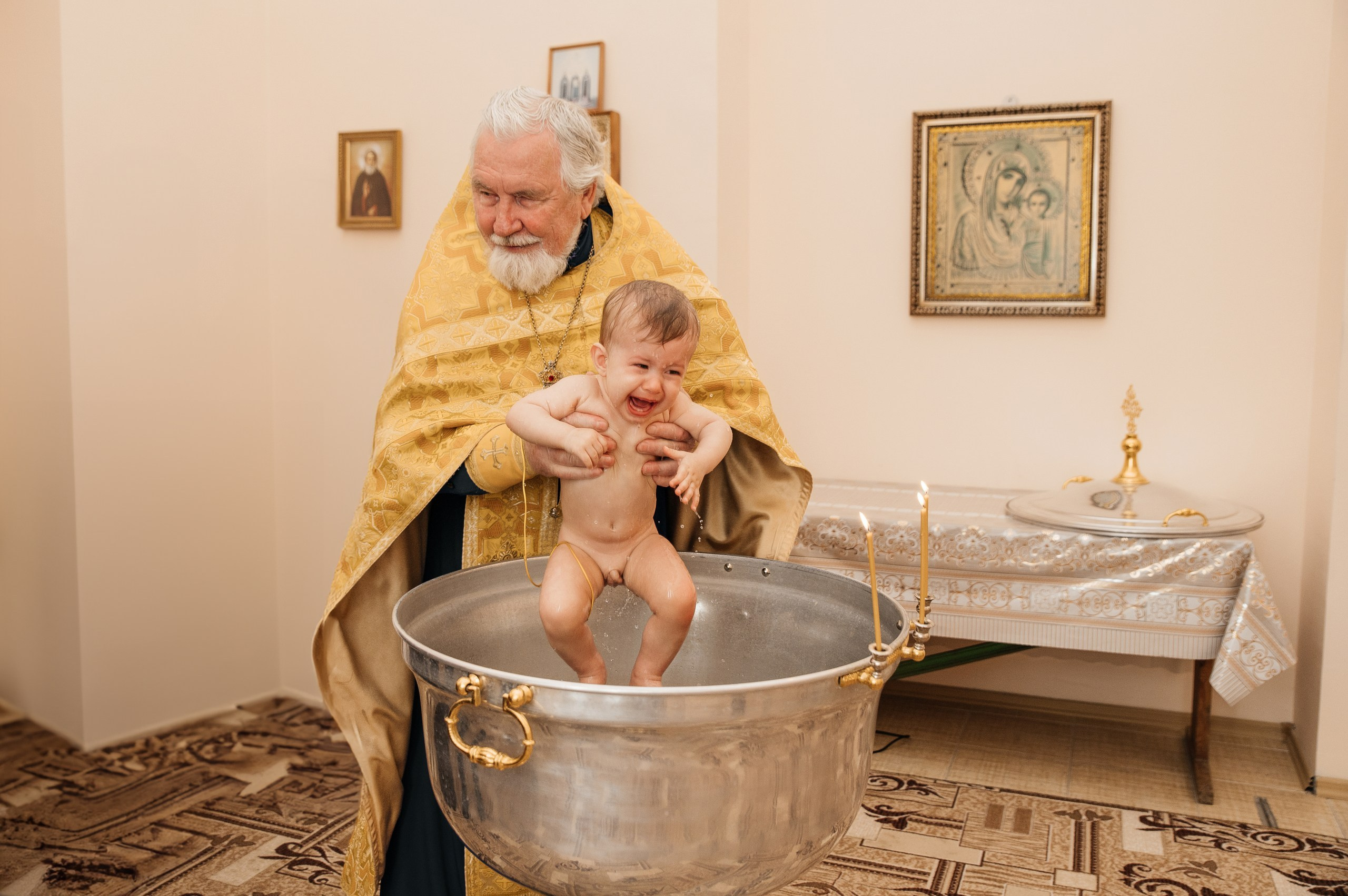 Крещение Алексея. Свадебный и семейный фотограф Кореновск/Краснодар