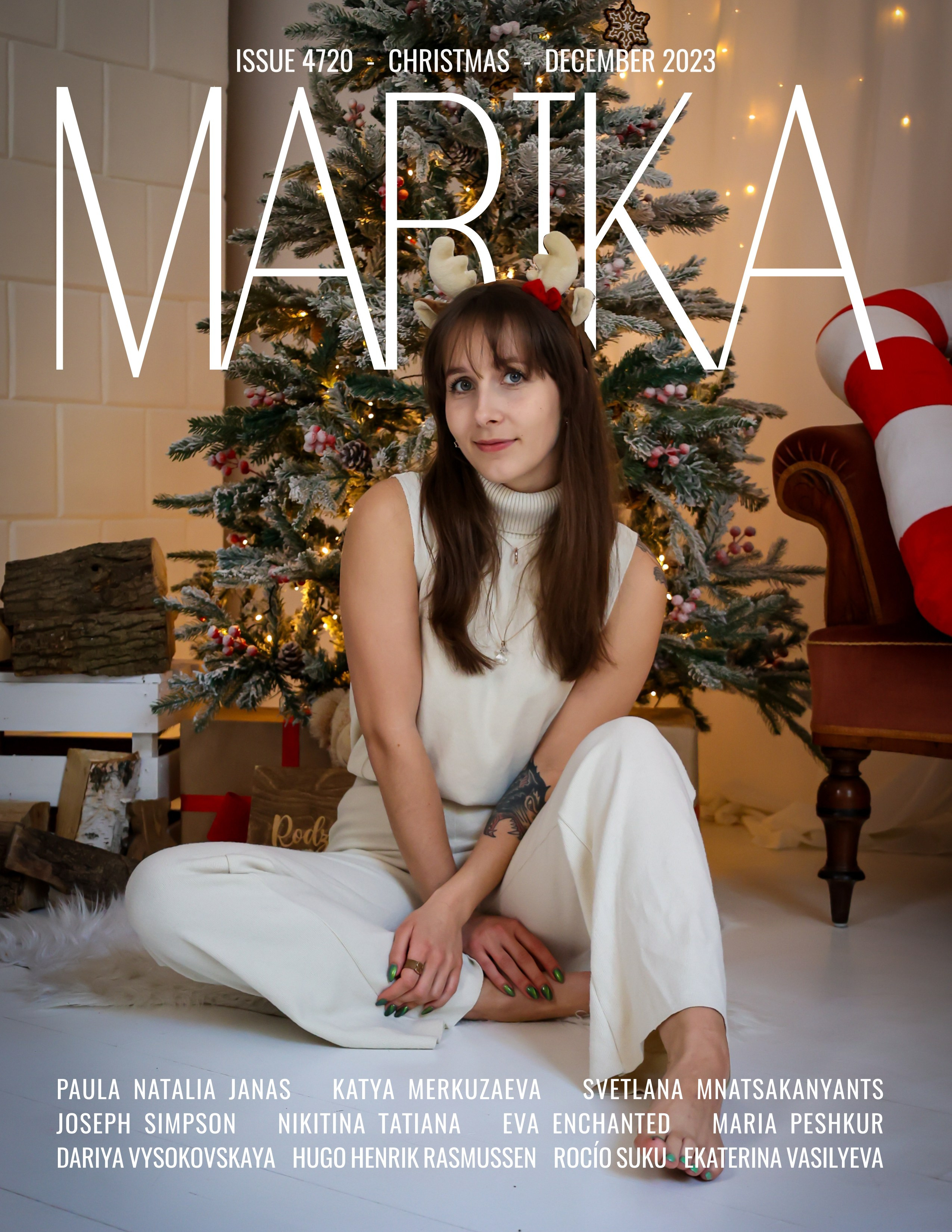 Marika Christmas December 2023. Фотограф Зеленоград Москва