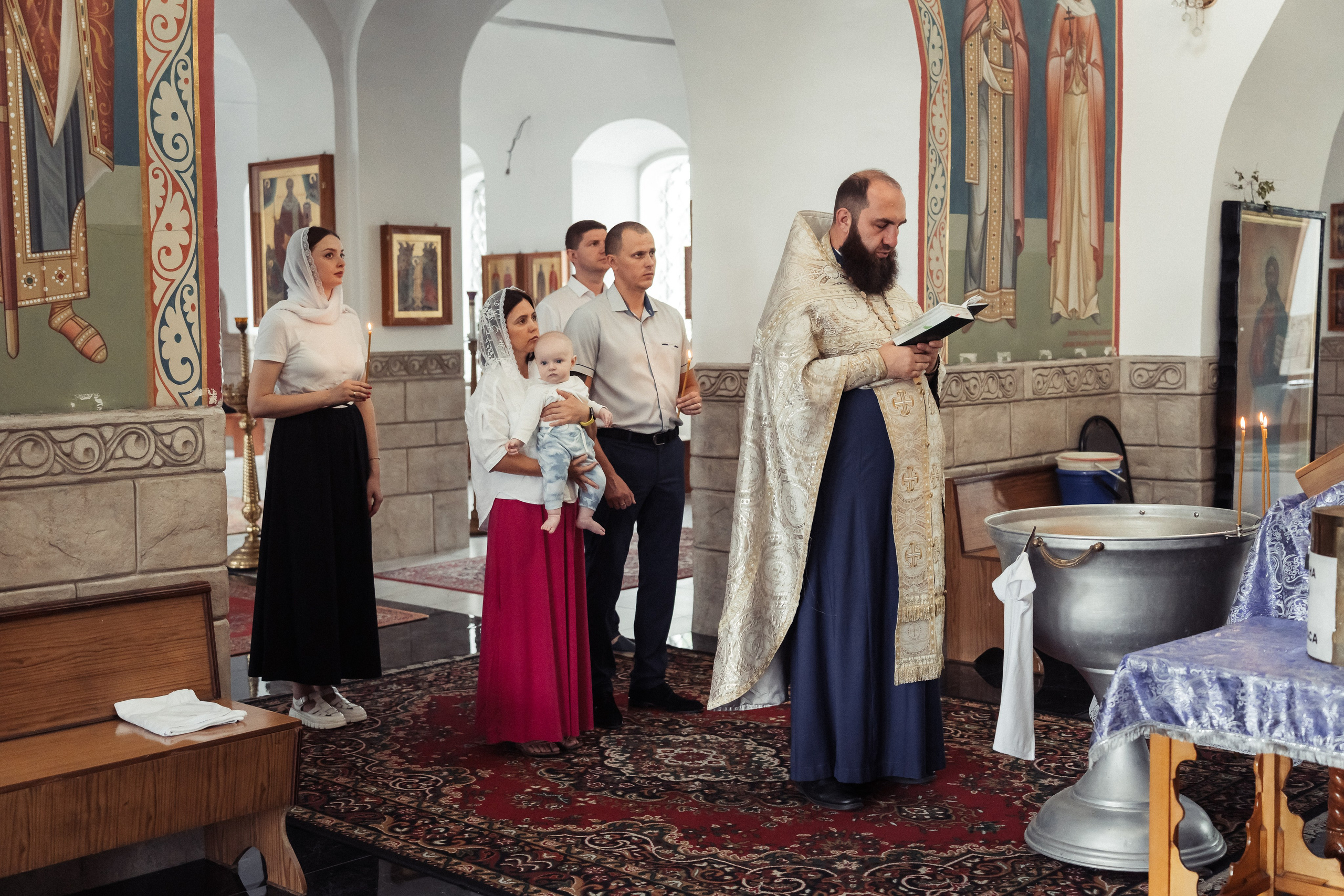 Съемка таинств крещения в Воронеже. Фотограф для семей и экспертов в г. Воронеж Ирина Круглова