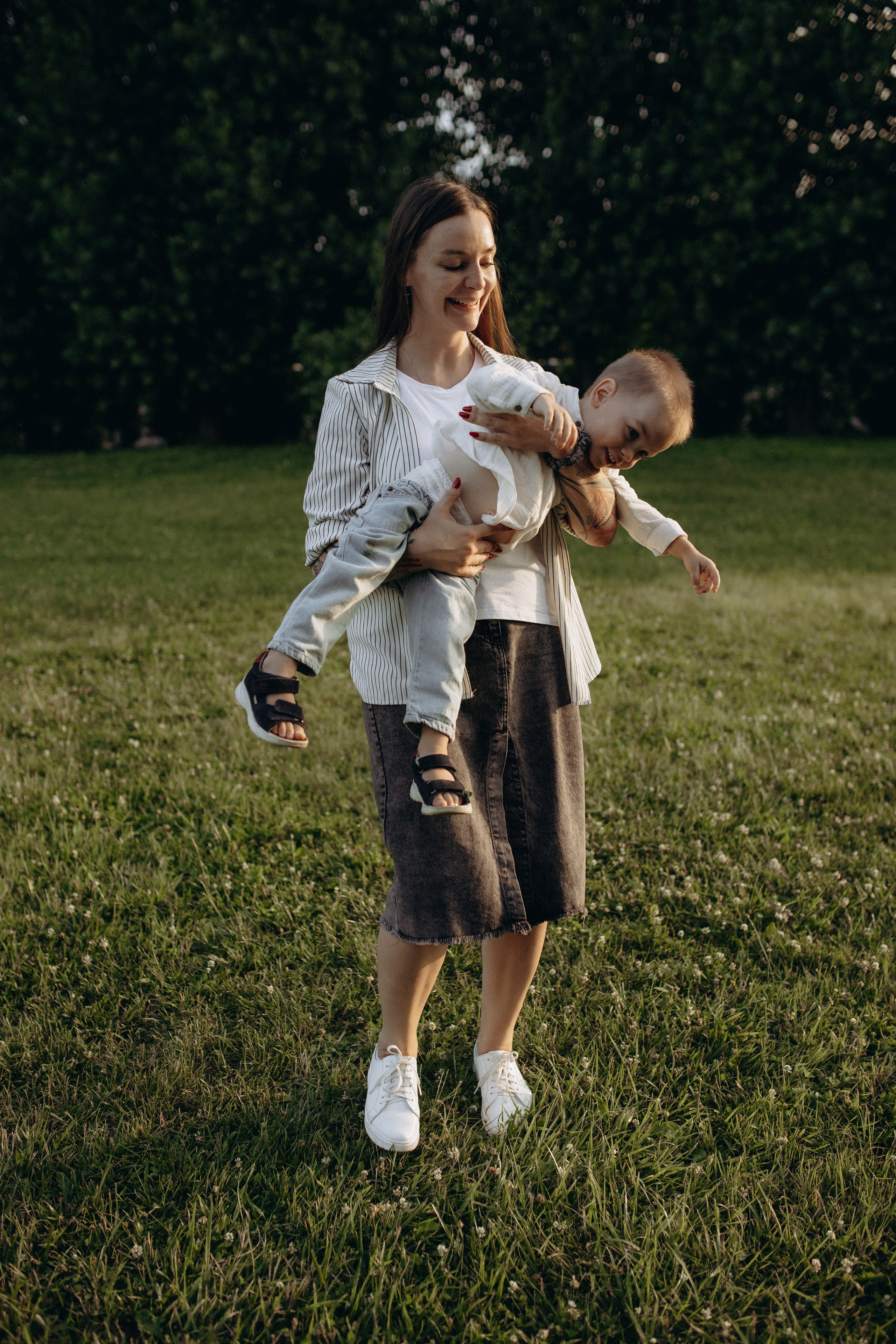 Прогулка в парке Саша и Мирон. Семейный фотограф в Москве и Люберцах Юлия Гуськова