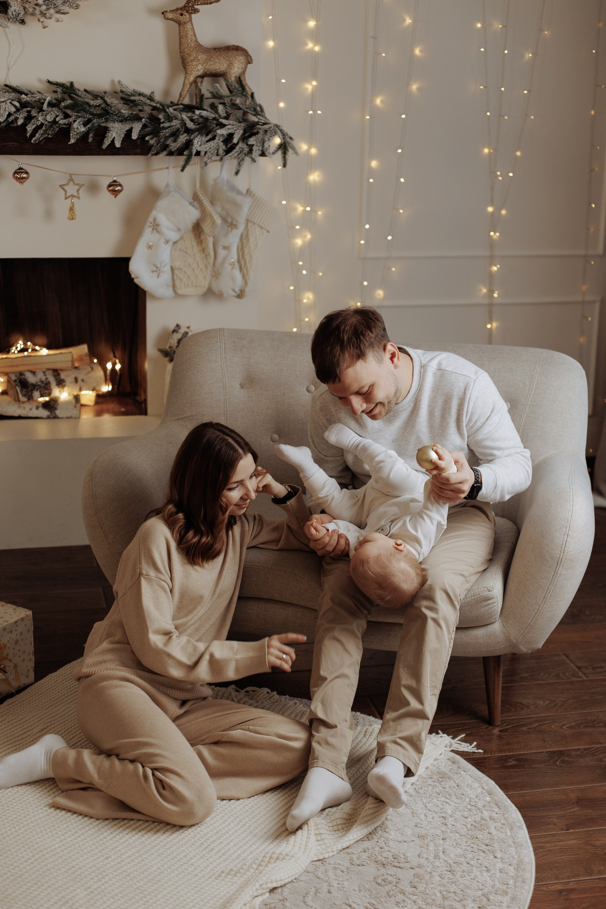 Семейная фотосессия «студия». Свадебный фотограф