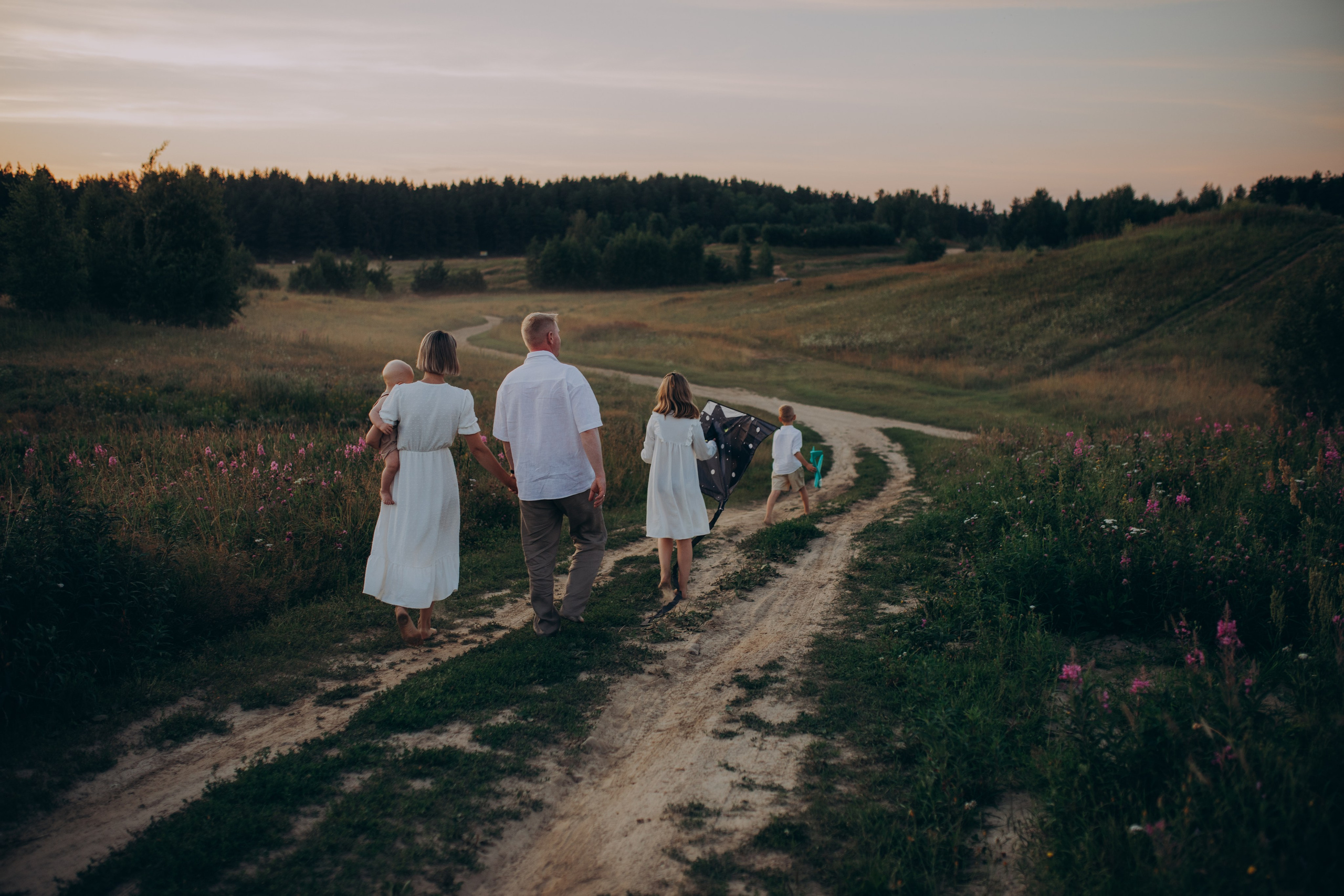 Летний закат. Семейный фотограф Кристина Шахура