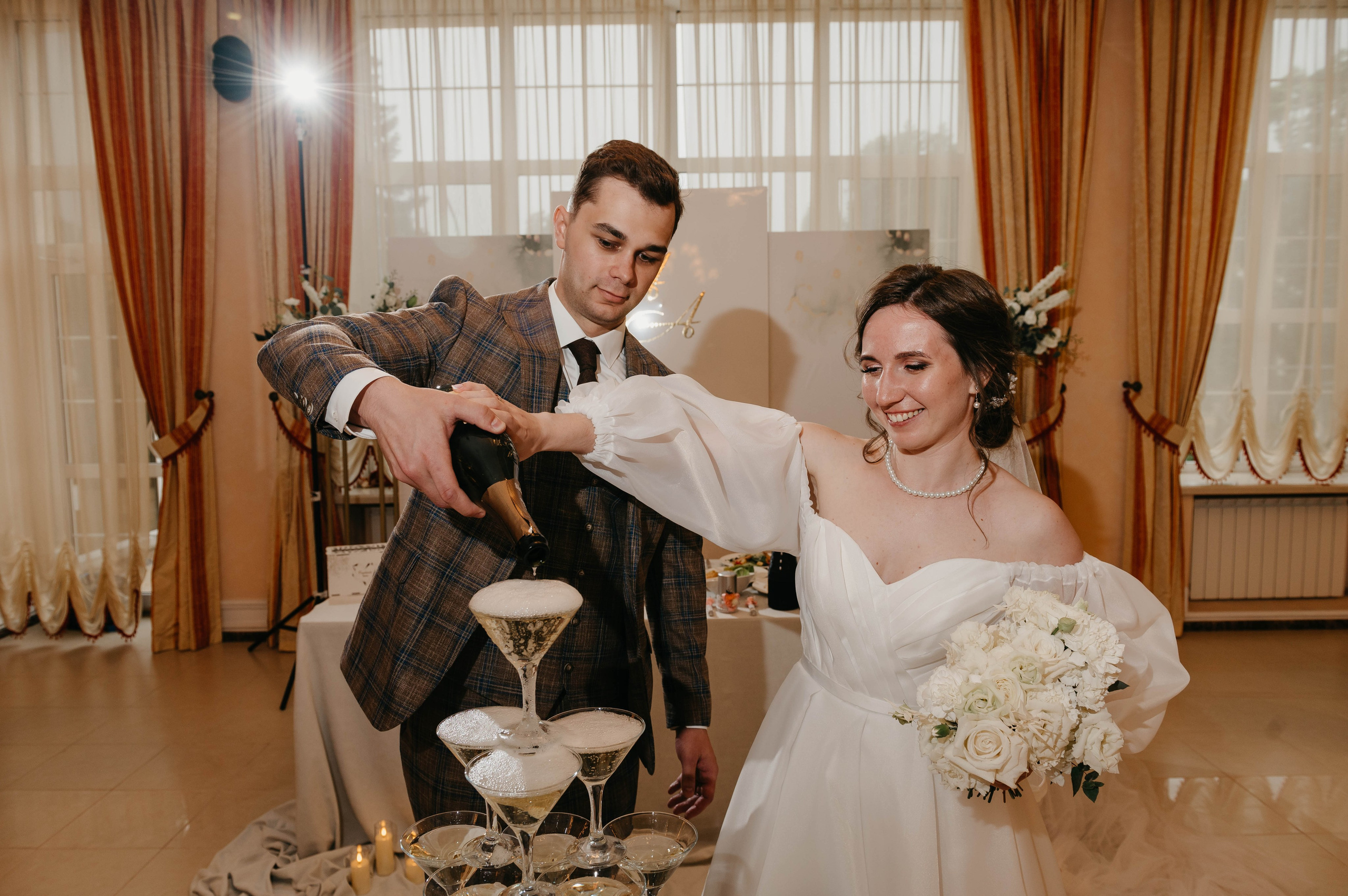 Антон и Настя. Свадебный фотограф Марина Жемчужникова в Москве и в Белгороде