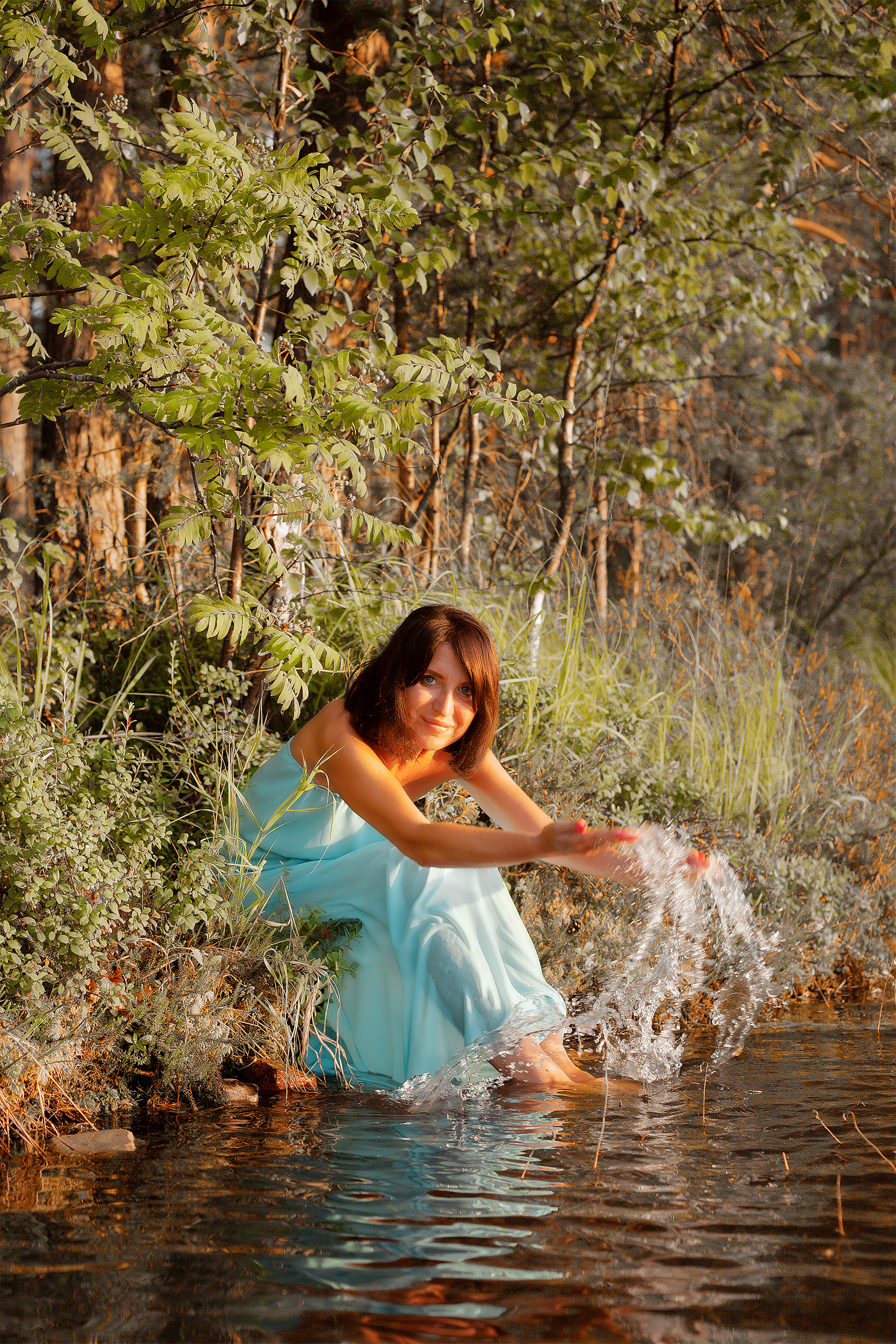 Лесное озеро. Фотограф Анастасия Аветян. Санкт-Петербург