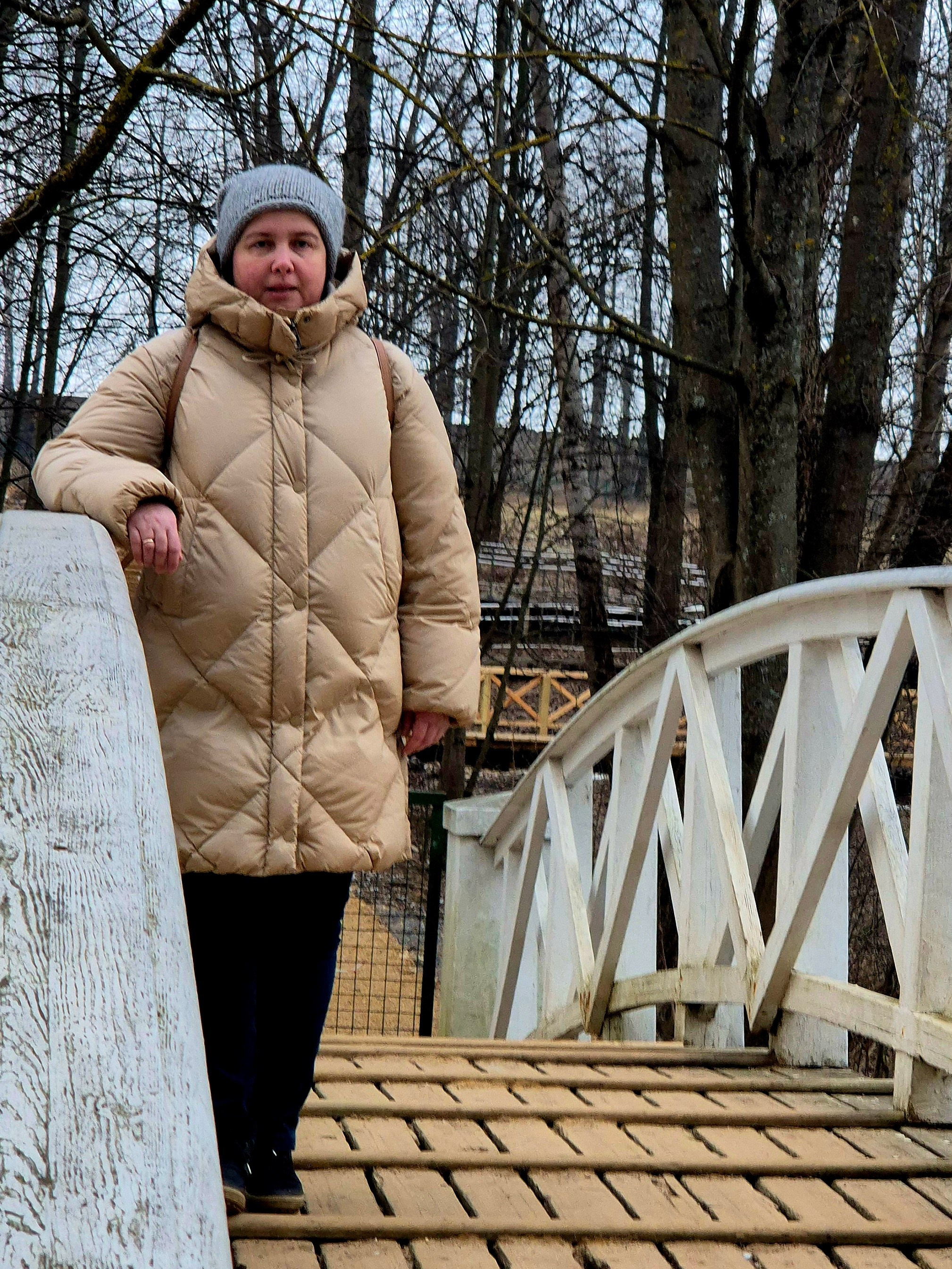 Горбатый мостик создает единый ансамбль с храмом Аполлона на берегу озера