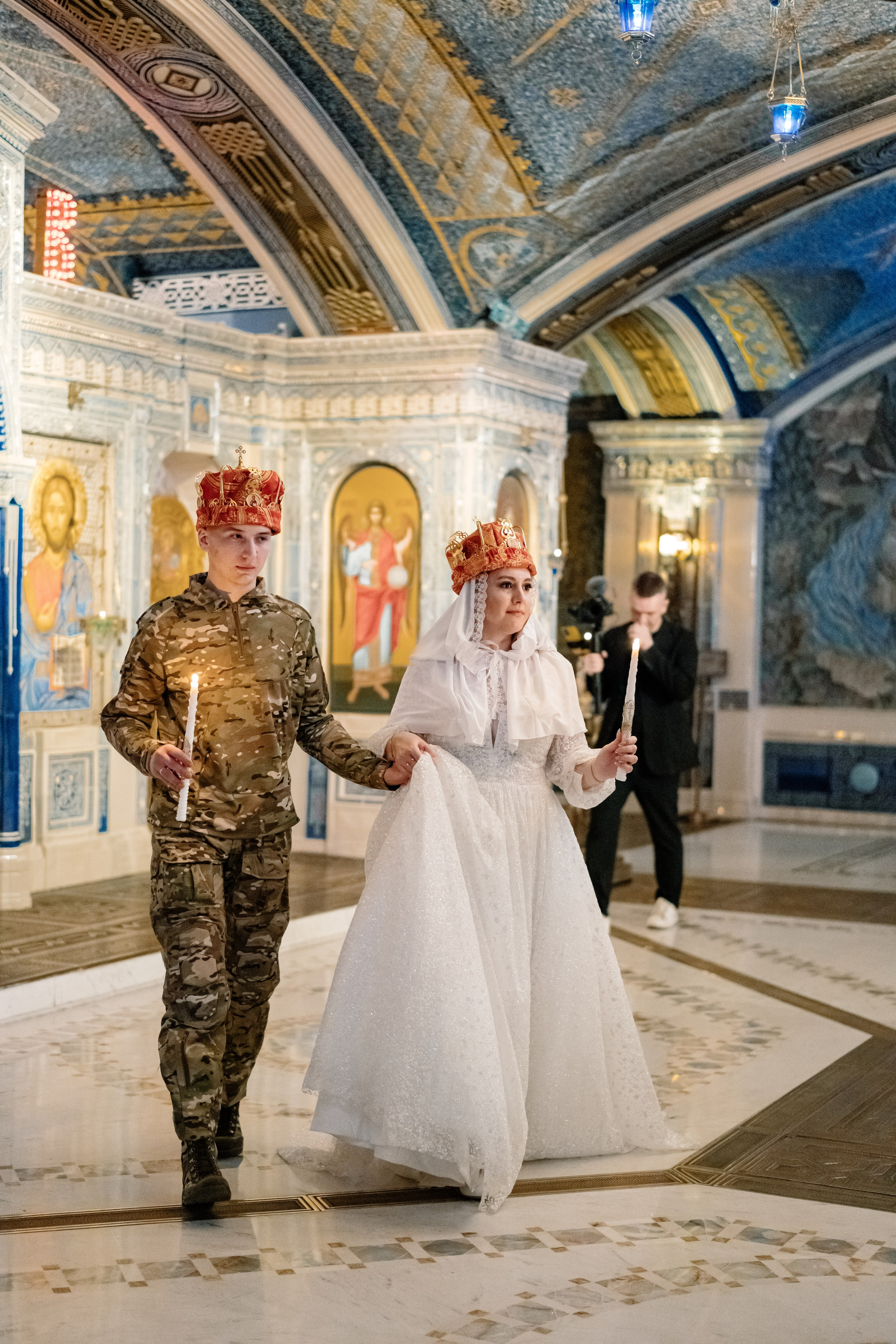 Венчание в Главном храме вооруженных сил (Патриот). Семейный фотограф Одинцово Москва Наталия Черенкова