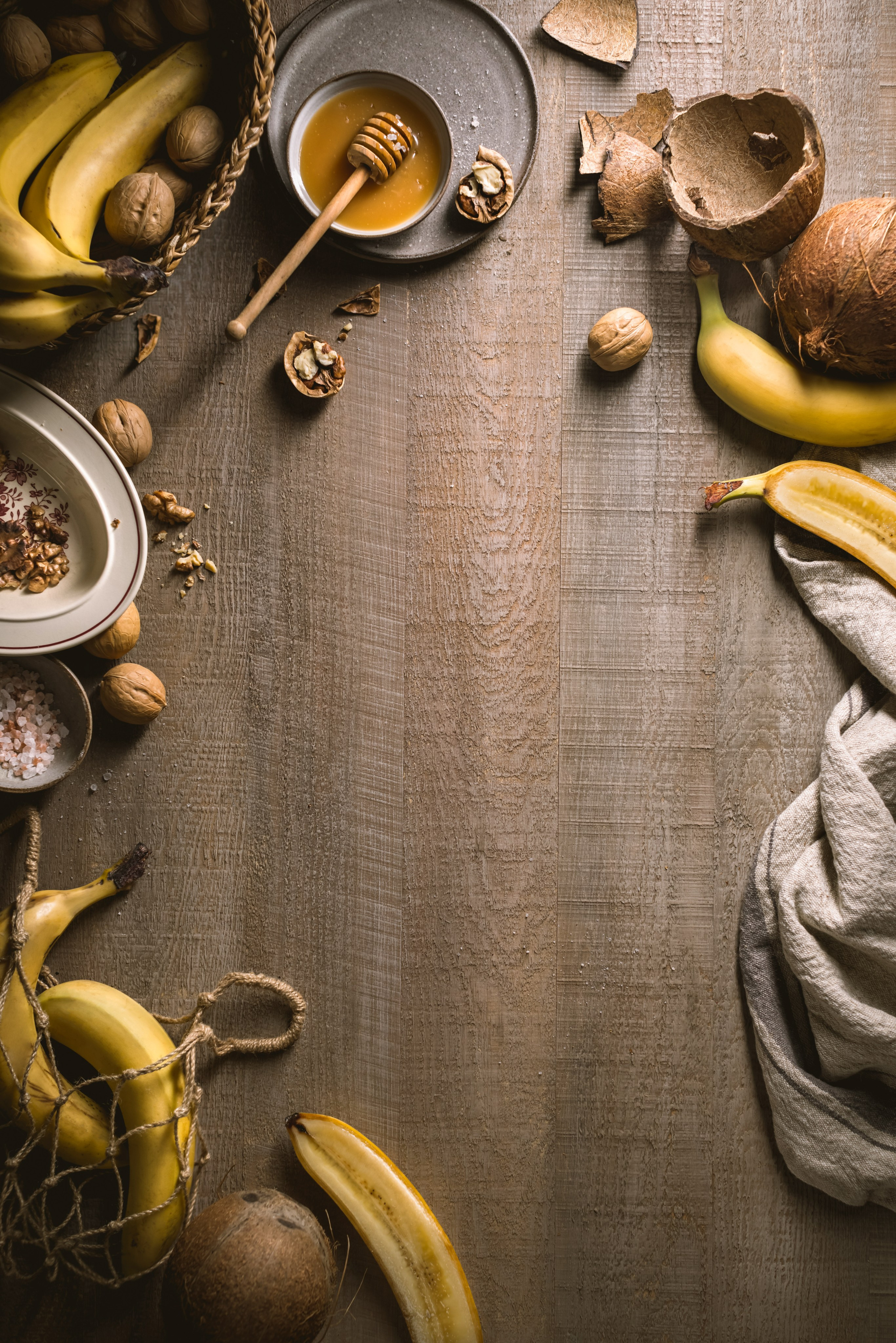 Банановый пай. Foodie Stories (гастрономические истории) рекламная фуд-фотосъёмка, Москва