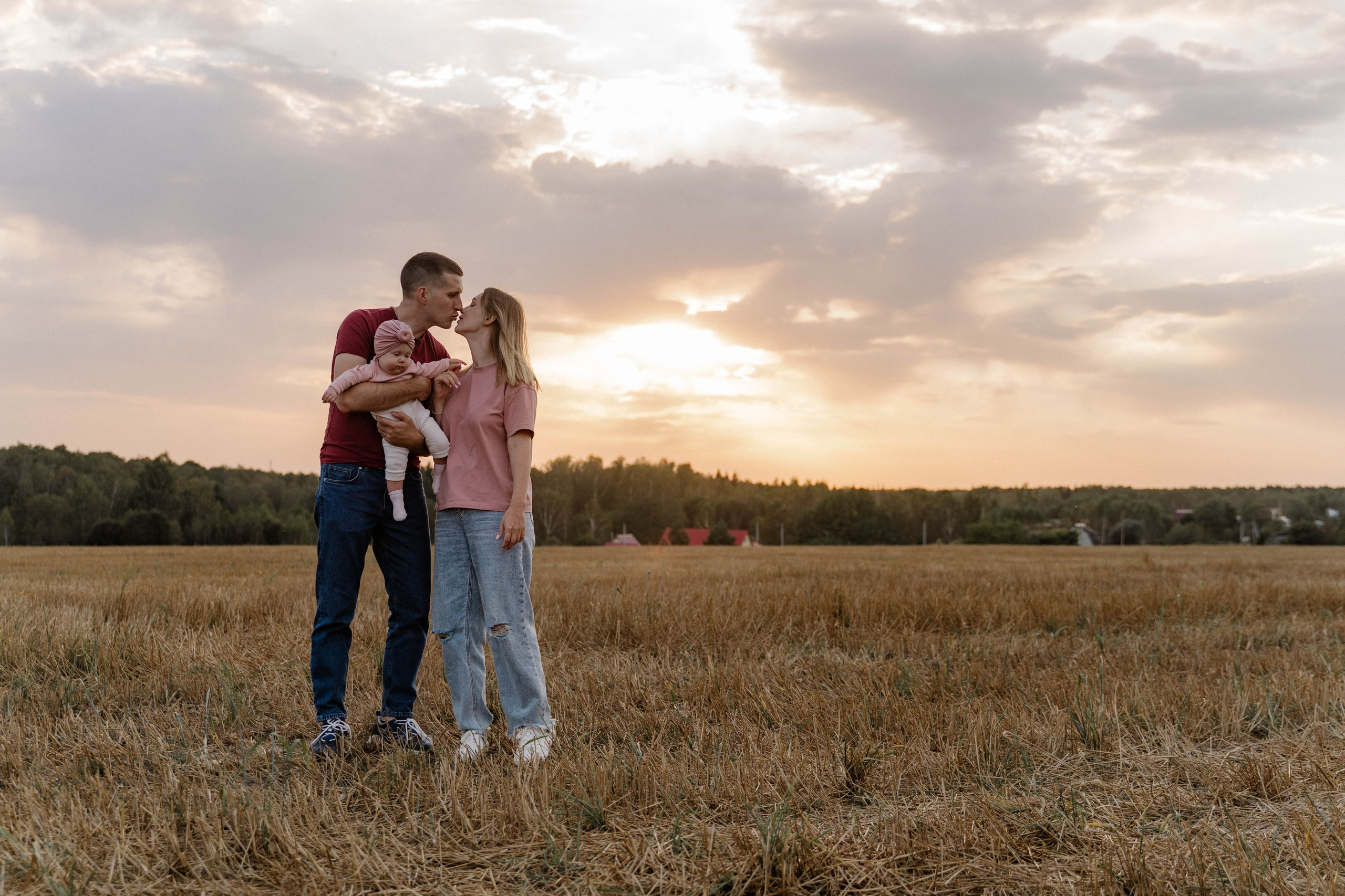 Максим, Кристина и Ева. Свадебный и семейный фотограф в Калуге Анна Киреева