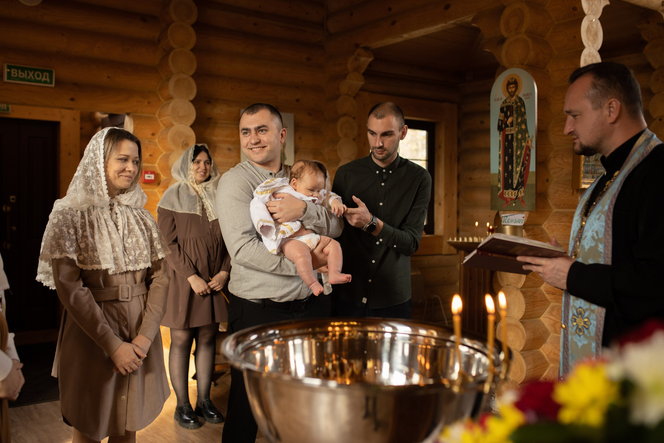 Таинство крещения Марка. Фотограф в Железнодорожном и Балашихе