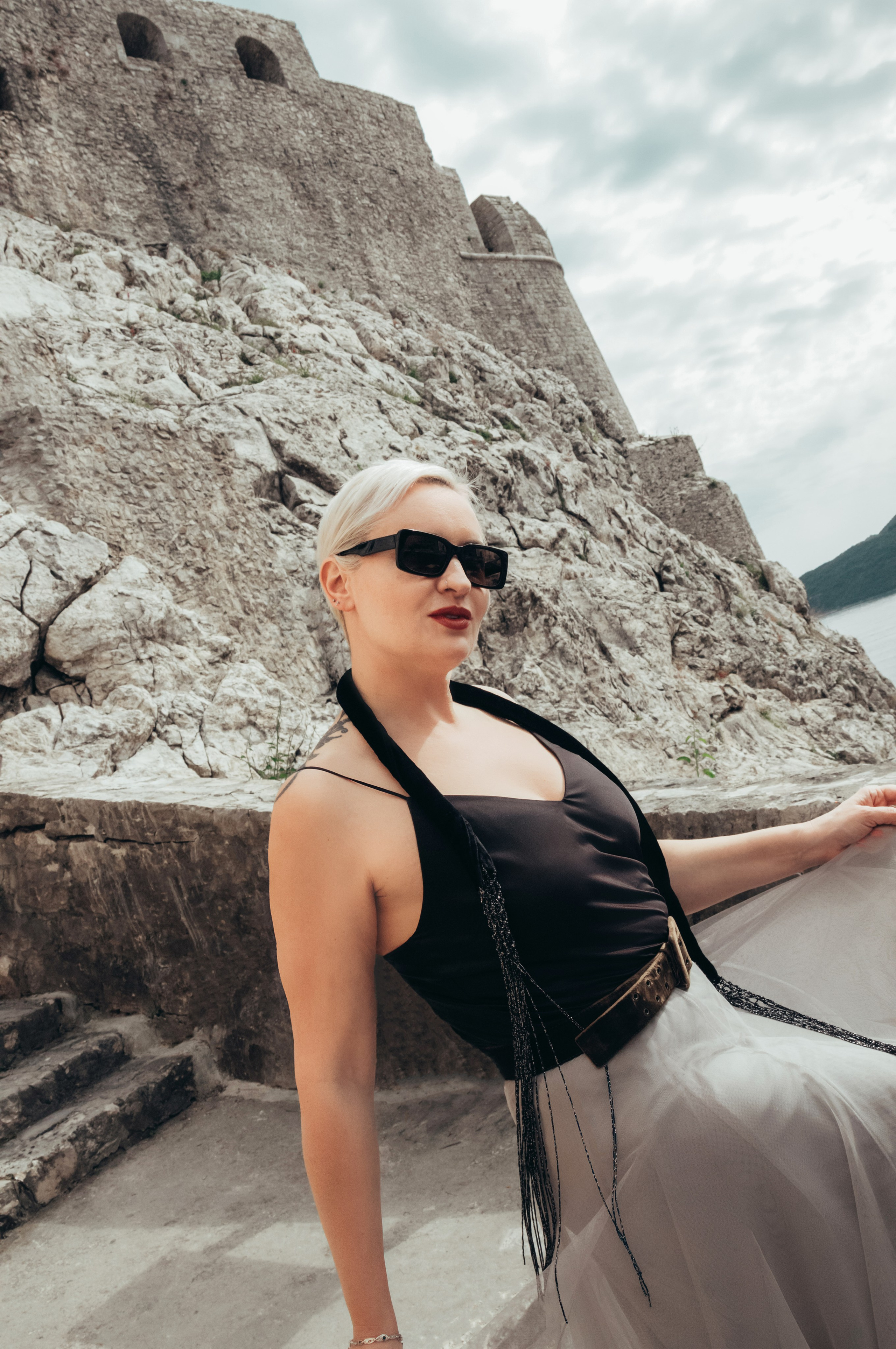 Herceg Novi Jazz with Maria. Portrait photographer in Tivat Montenegro Katerina Kirsanova