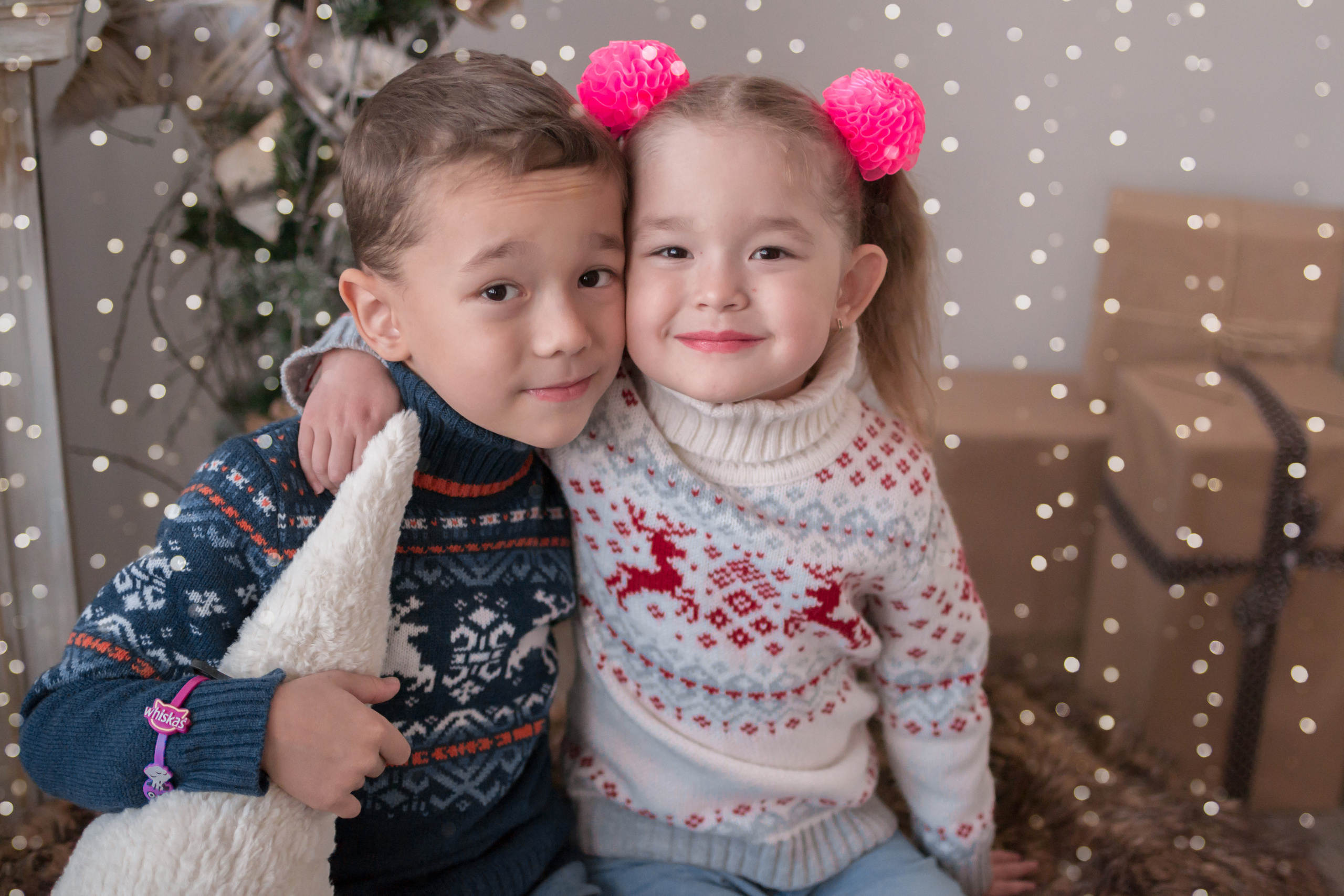 Новогодние в студии Фотобар. Семейный и детский фотограф в Уфе Юлия Суркова