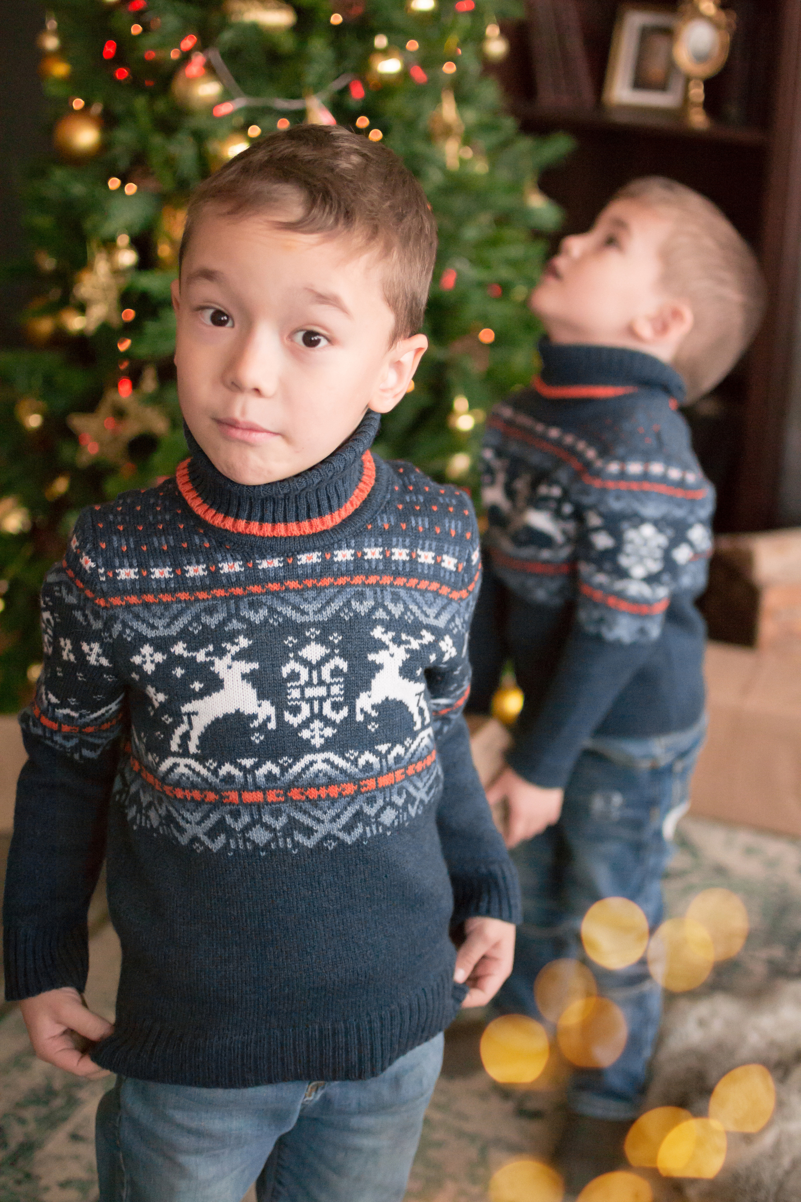 Новогодние в студии Фотобар. Семейный и детский фотограф в Уфе Юлия Суркова