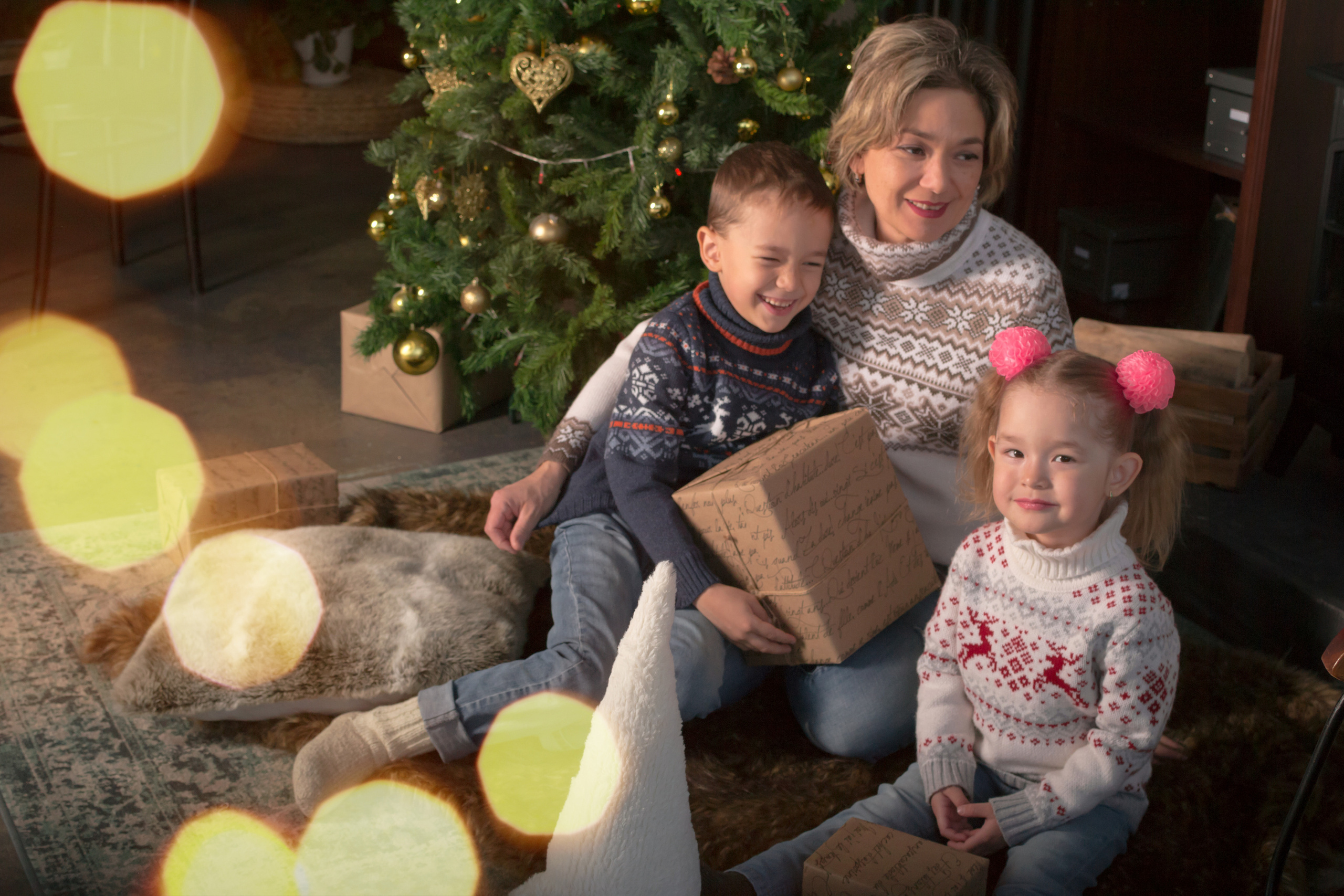 Новогодние в студии Фотобар. Семейный и детский фотограф в Уфе Юлия Суркова