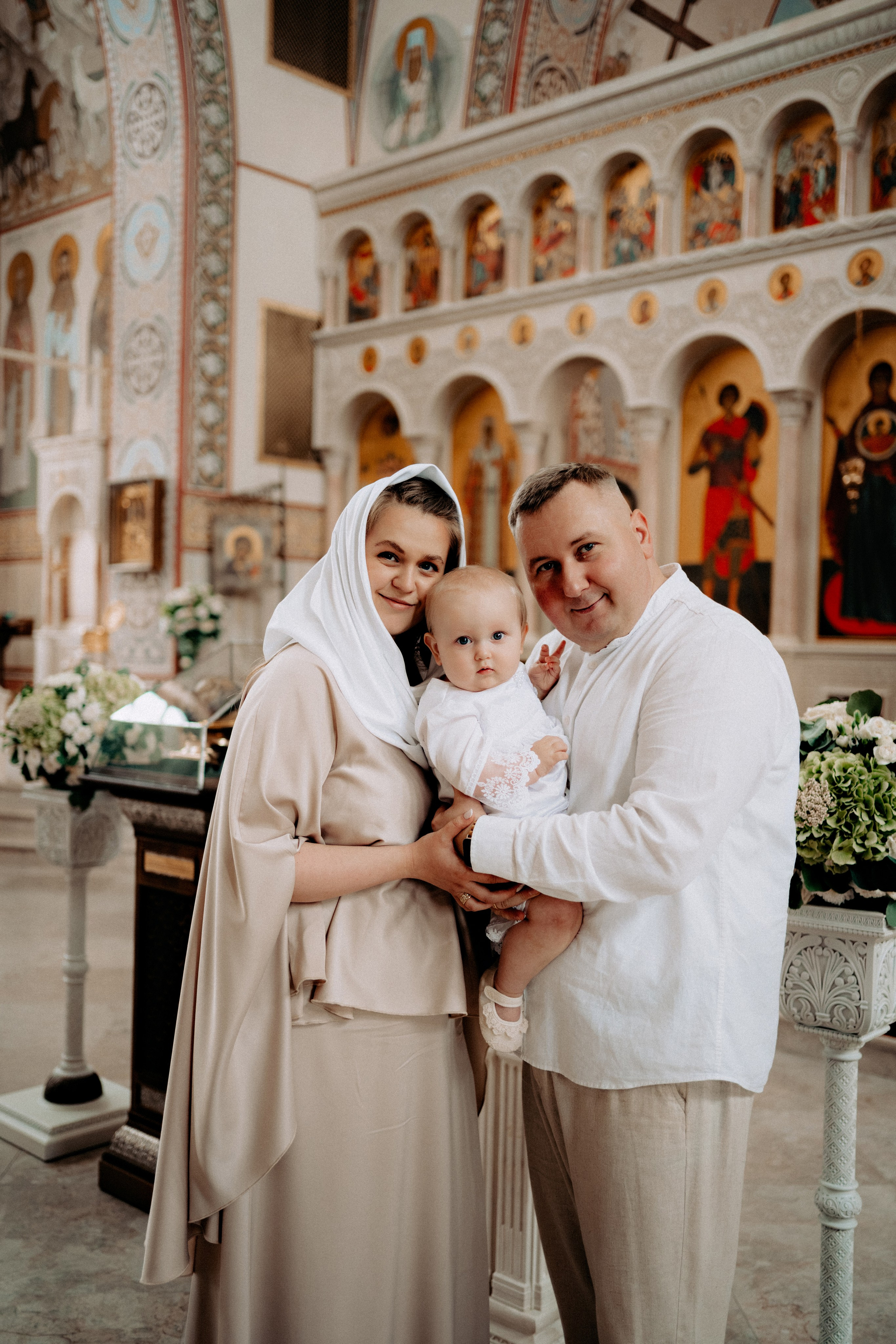 постановочная фотосессия в храме